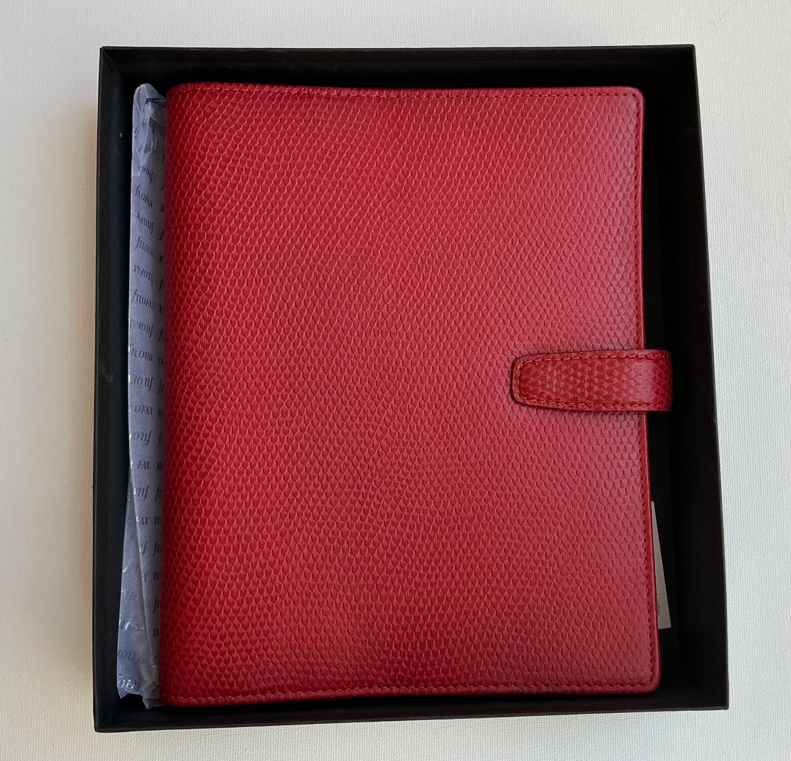Filofax Chameleon A5 Organizer | Beautiful Red Leather w/Box