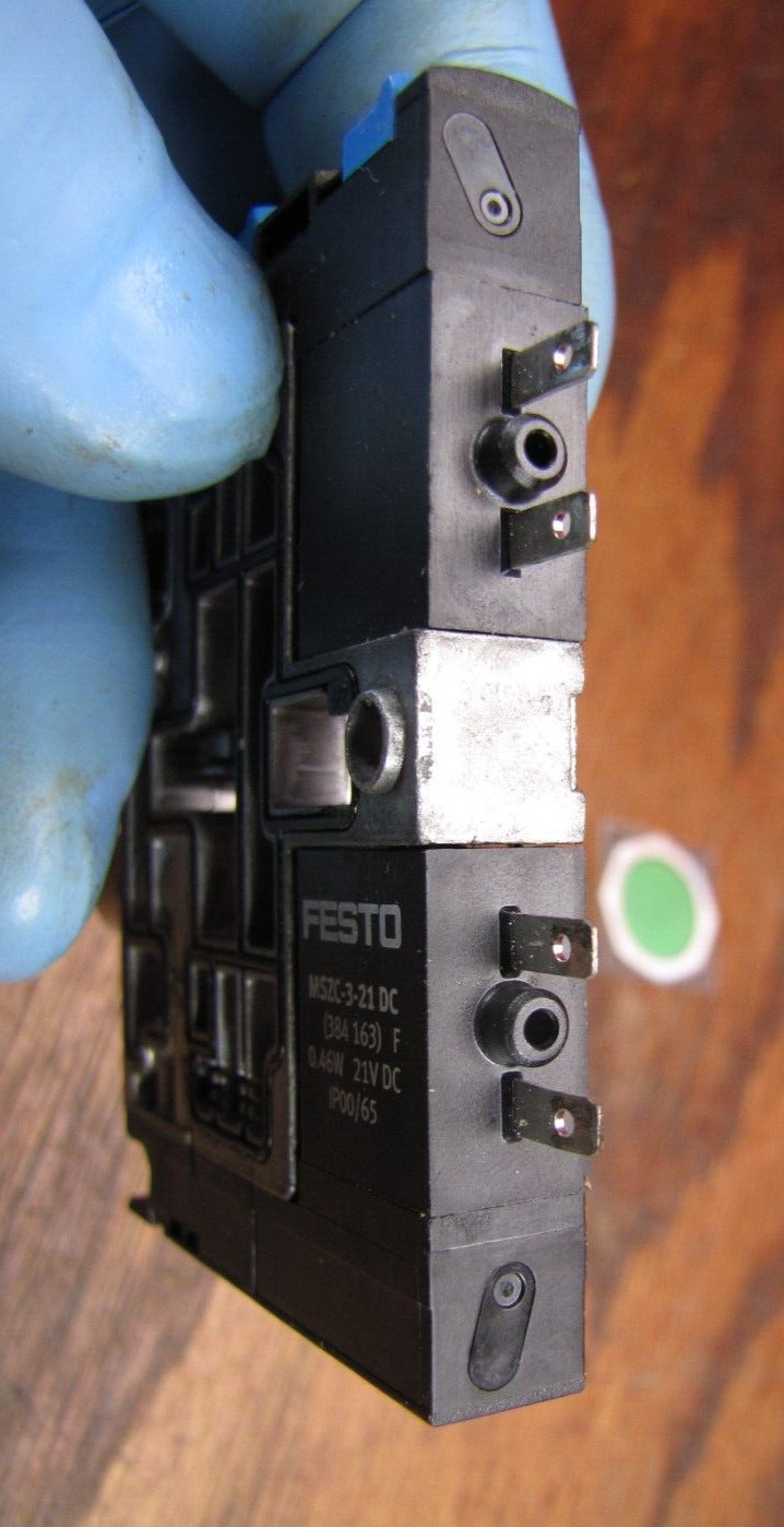 Festo Solenoid Valve MSZC-3-21 DC 21V 0.46W 384163 IP00/65 w/ 161417 P2023