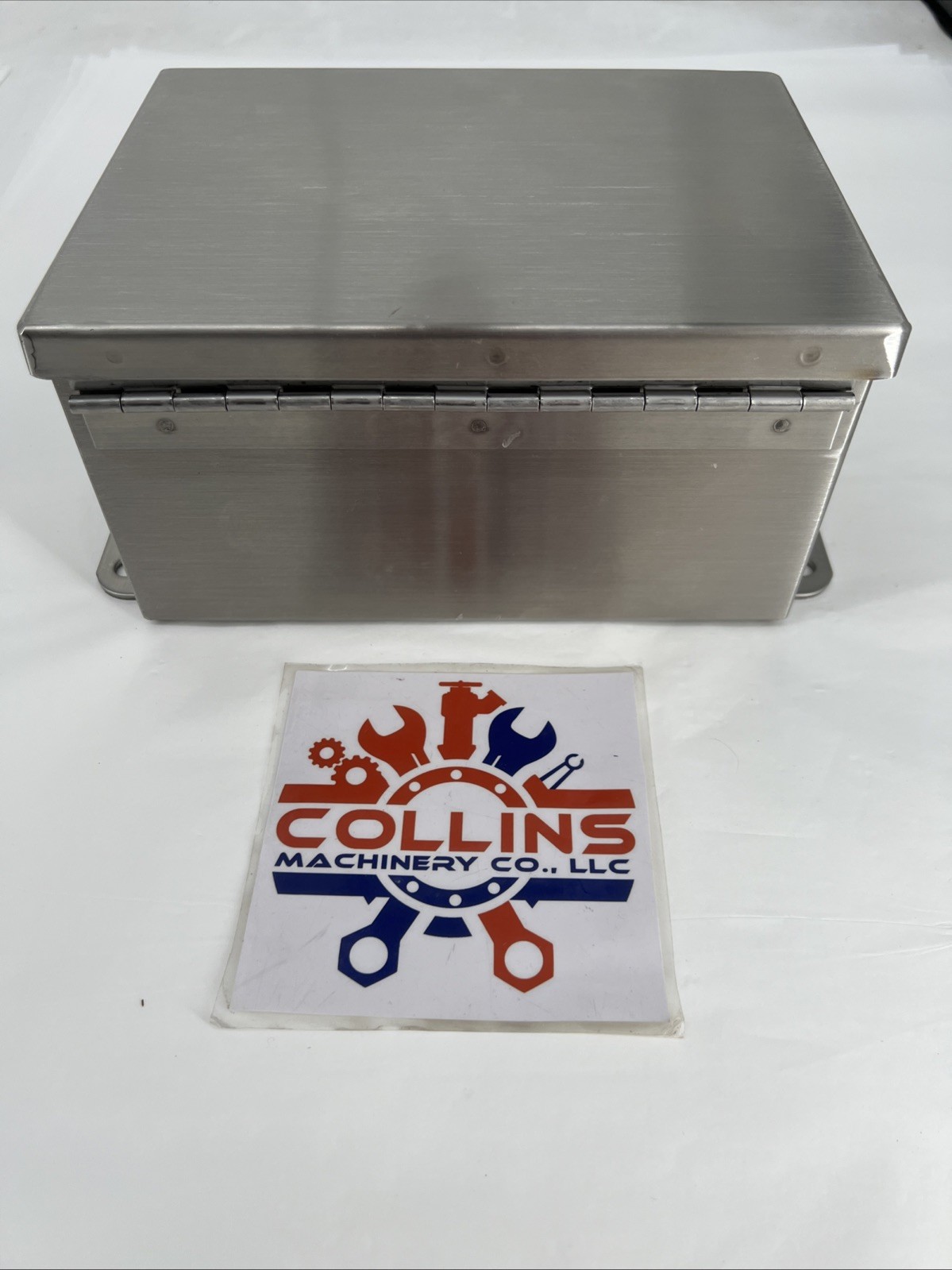 Nvent Hoffman A8064CHNFSS, SS JIC BOX, Type 4X, 8x6x4, Stainless 304, NEMA 3RX
