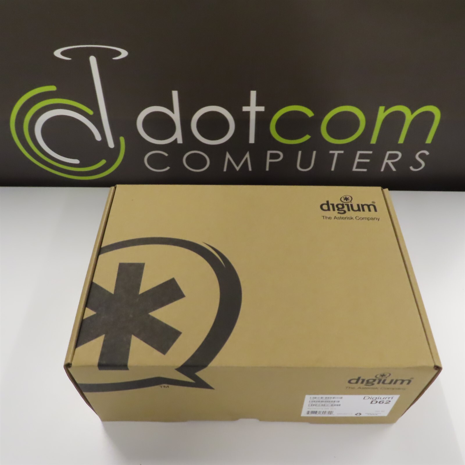 New Digium D62 2 Line Color Display Black IP Phone Sangoma 1TELD062LF Asterisk