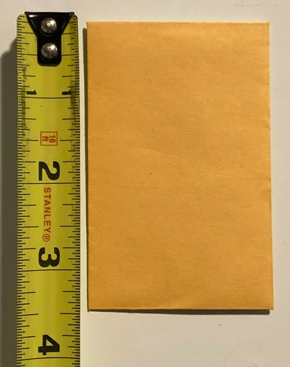 Small Coin Envelopes 50 Count 2-1/4 x 3-1/2″ Kraft #1 Manila Gummed Universal