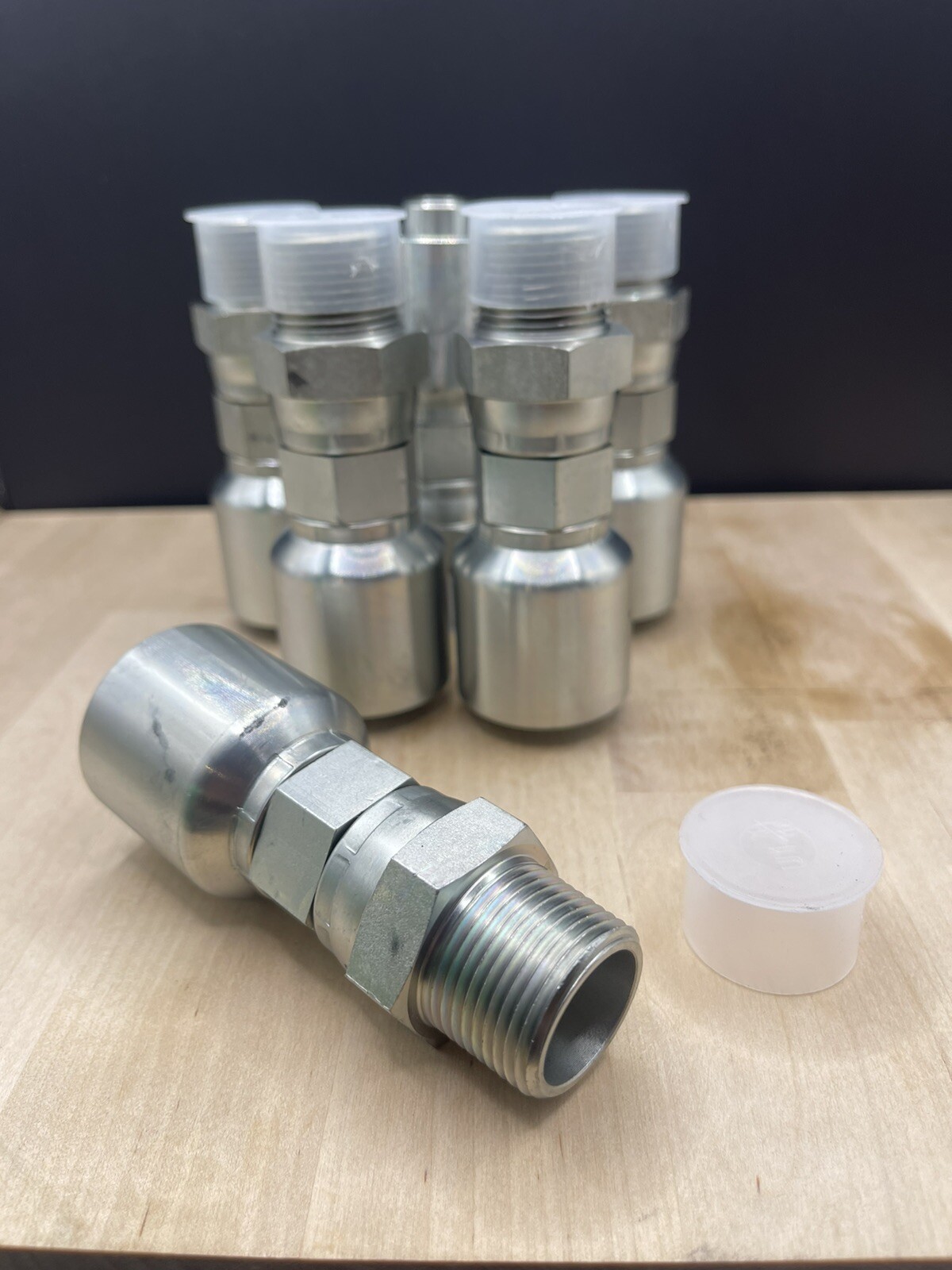 6 Pack Aftermarket Parker Series 43 11343-12-12 3/4″ NPT Male Swivel 3/4″ Hose