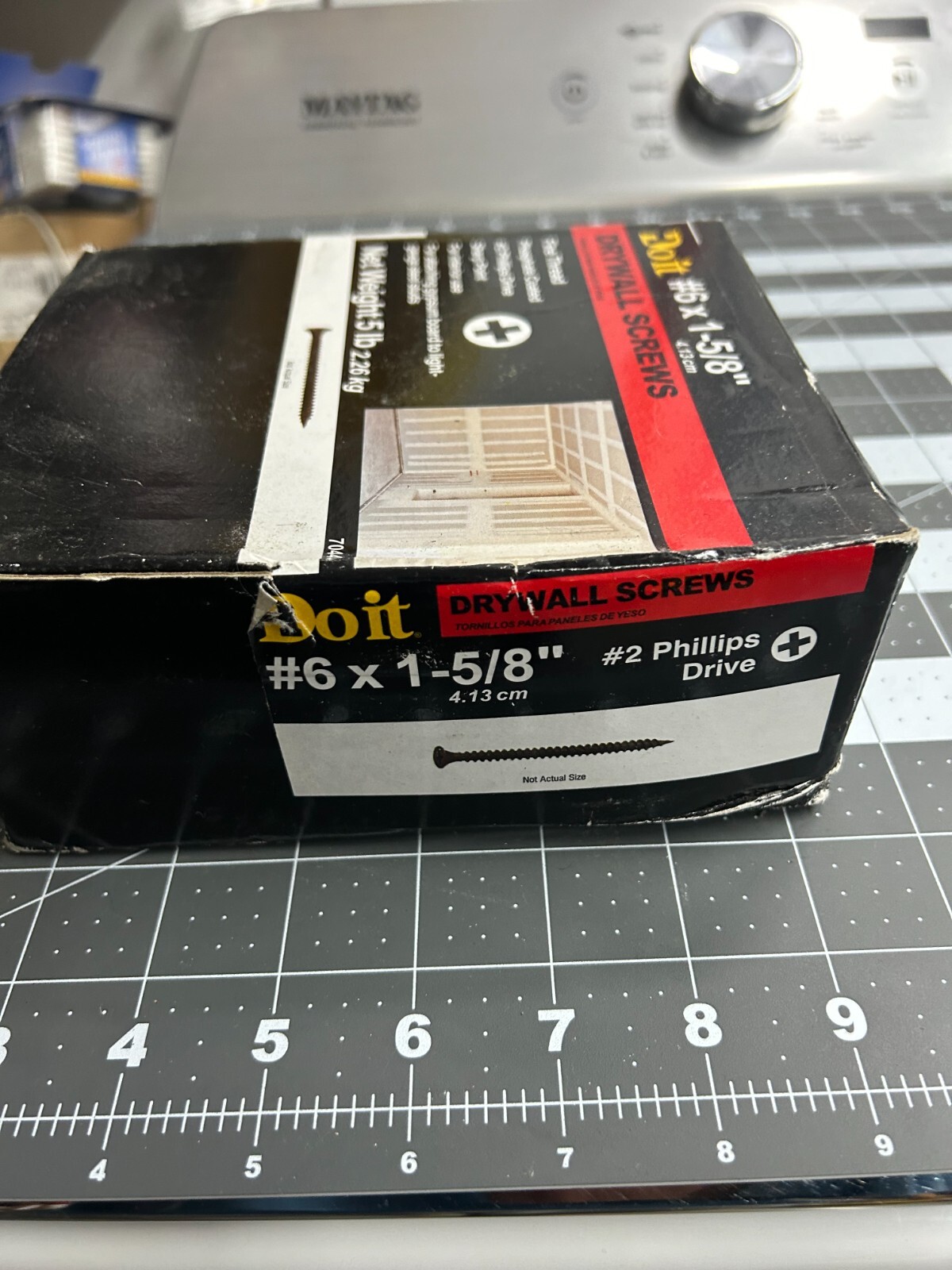 NOS 5-pounds LB Do It Best #6 x 1-5/8″ Fine Thread Phillips Head Drywall Screws