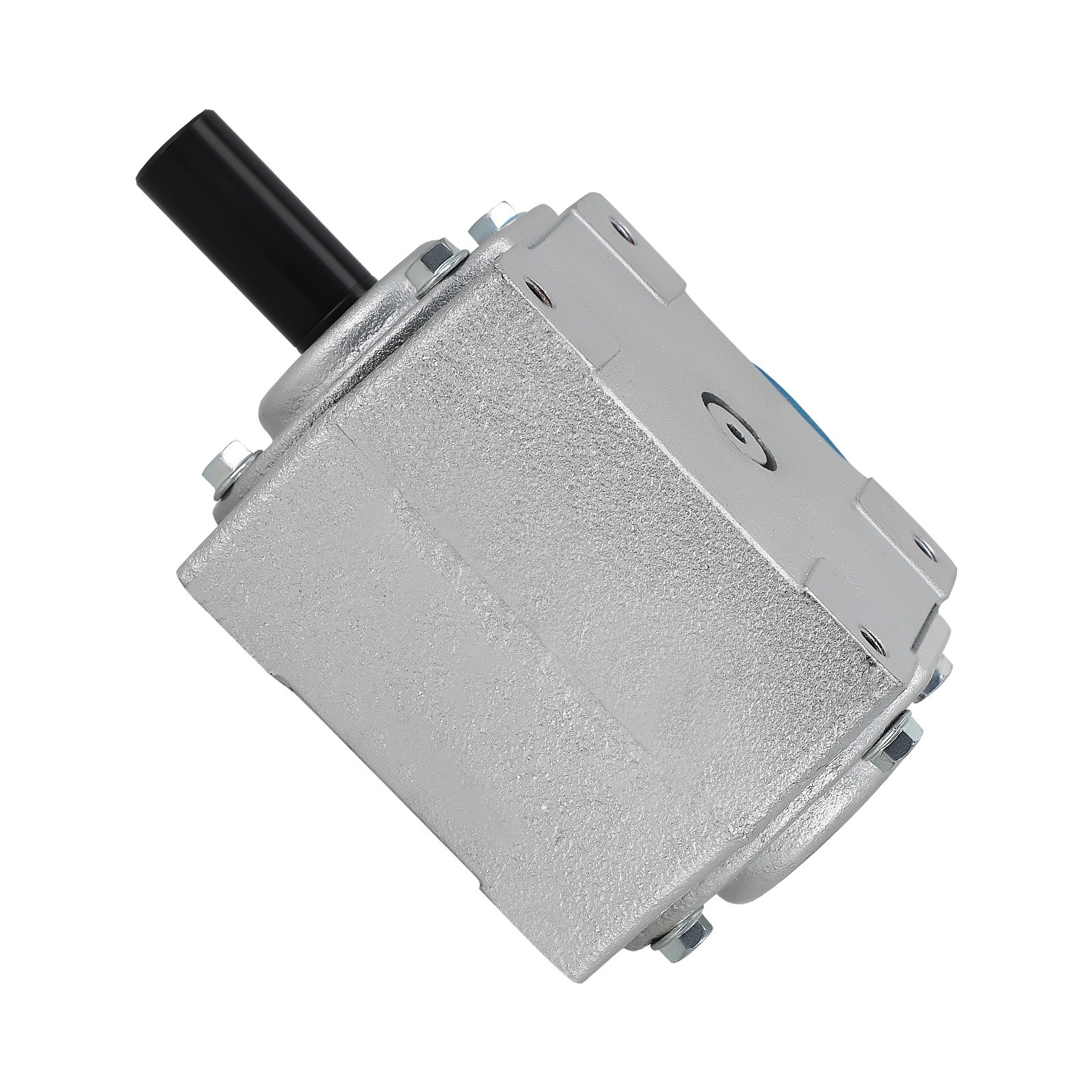 Right Angle Gearbox 1:1 Ratio 40HP 1800RPM CW/CW 1″ Shaft Cast Iron Housing
