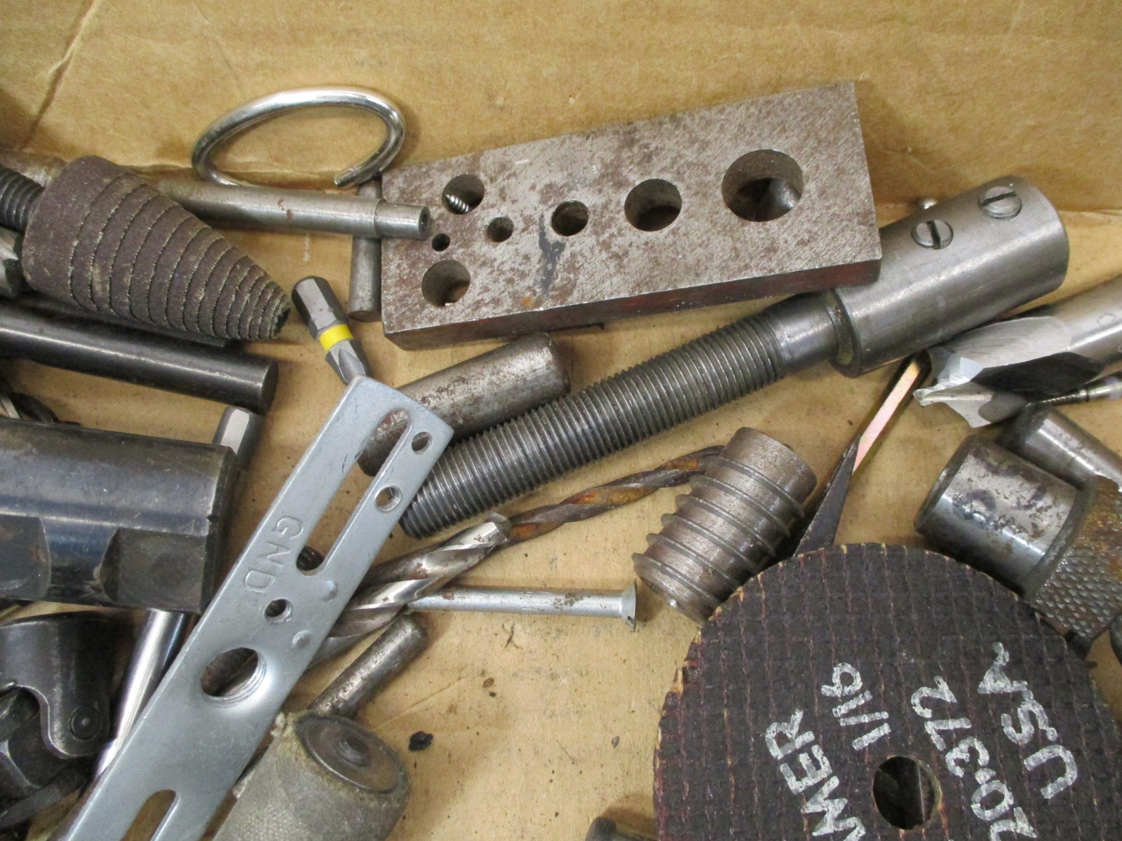 25 # POUNDS Machinist Parts Pieces Bits Hand Tools Hardware Doo Dads Scrap GC
