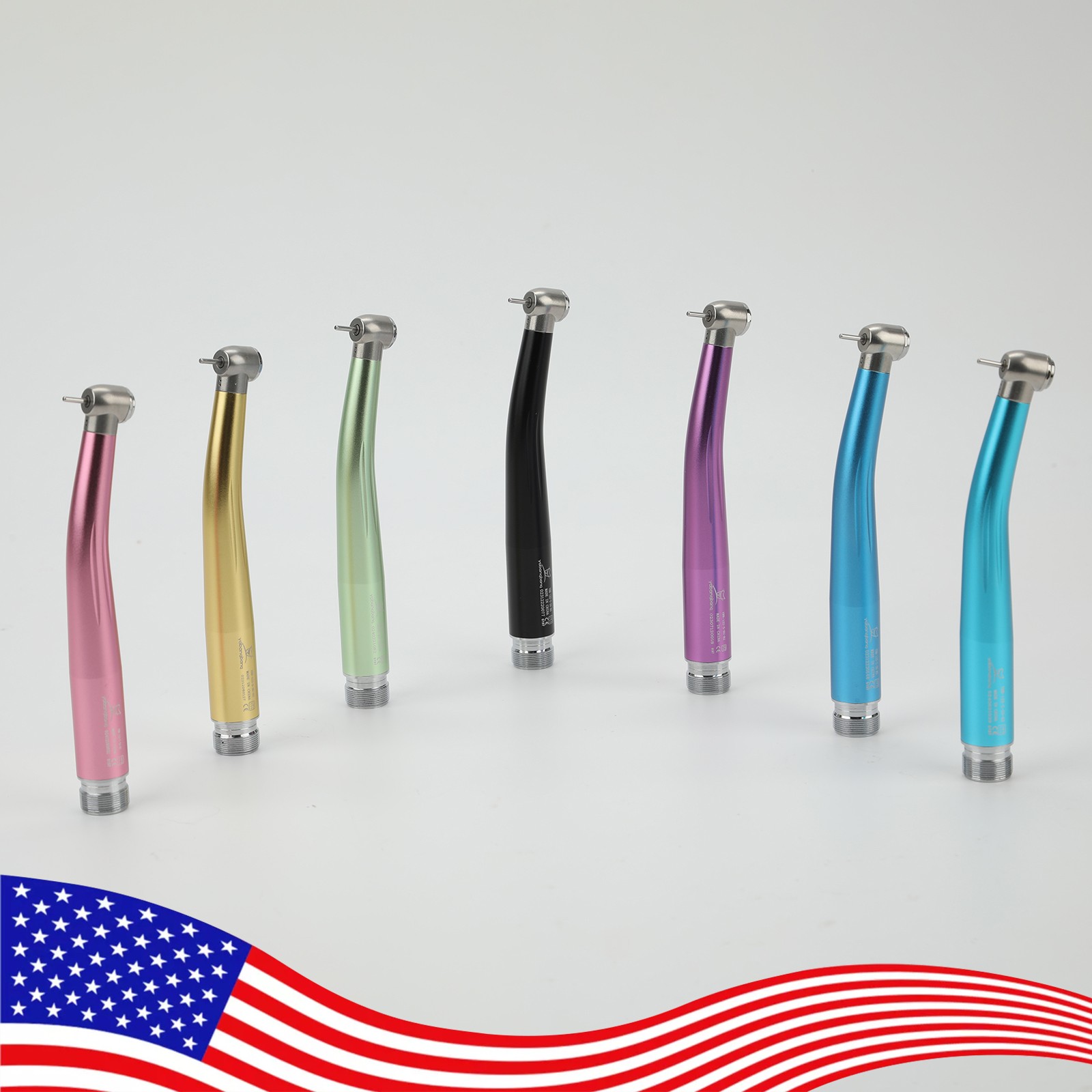 NSK Style Dental High Speed Handpiece PANA-MAX Air Turbine 2 Holes 7 Colors
