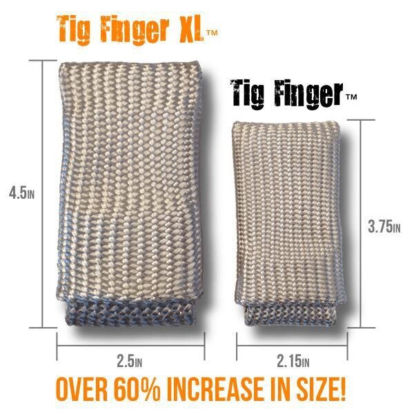 Original Tig Finger XL Weld Monger Welding Glove Heat Shield Cover *FREE SHIP*