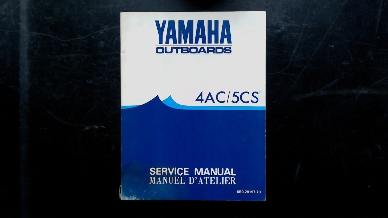 Yamaha 4AC 5CS Outboards Service Manual 6E0-28197-70 1982 Wiring