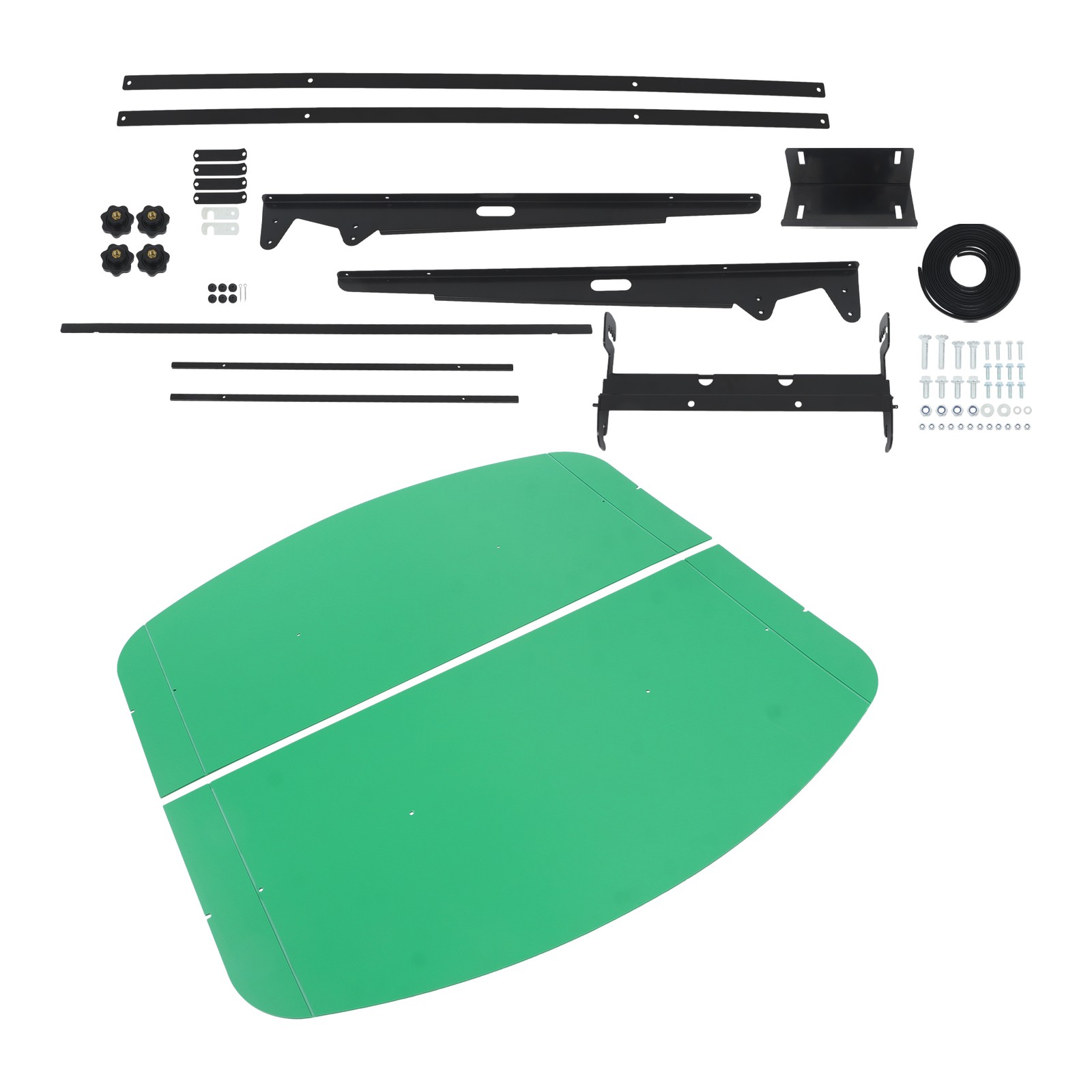 52″ X 52″ For John Deere 2″ x 2″ or 2″ x 3″ ROPS Tuff Top Tractor Canopy Green