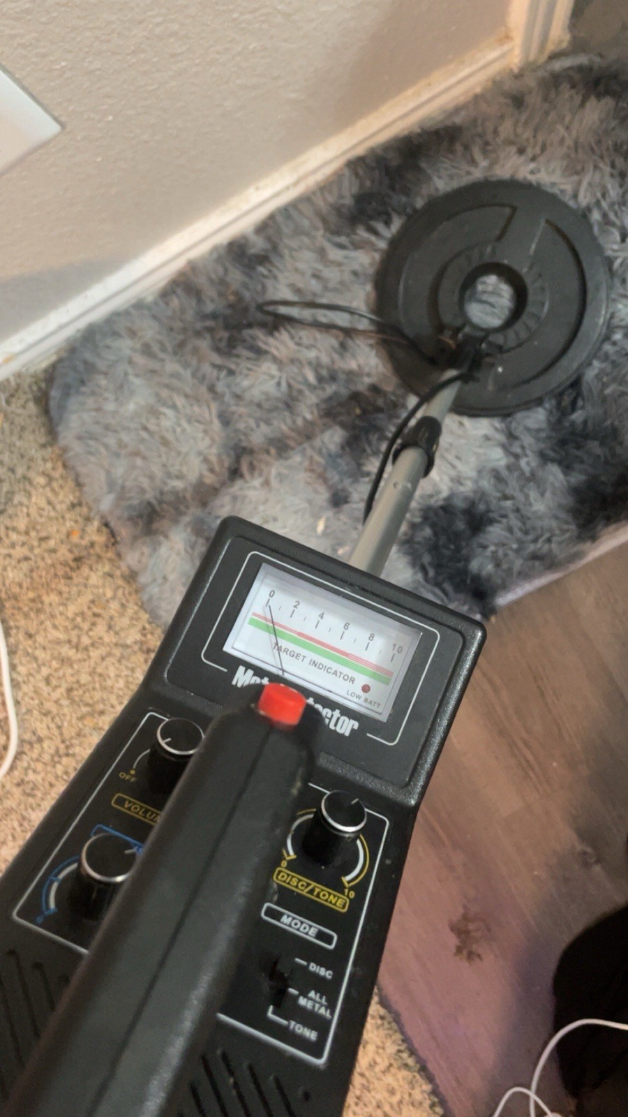 Master Detector MD-3010 Ground Search Metal Detector, Discrimination