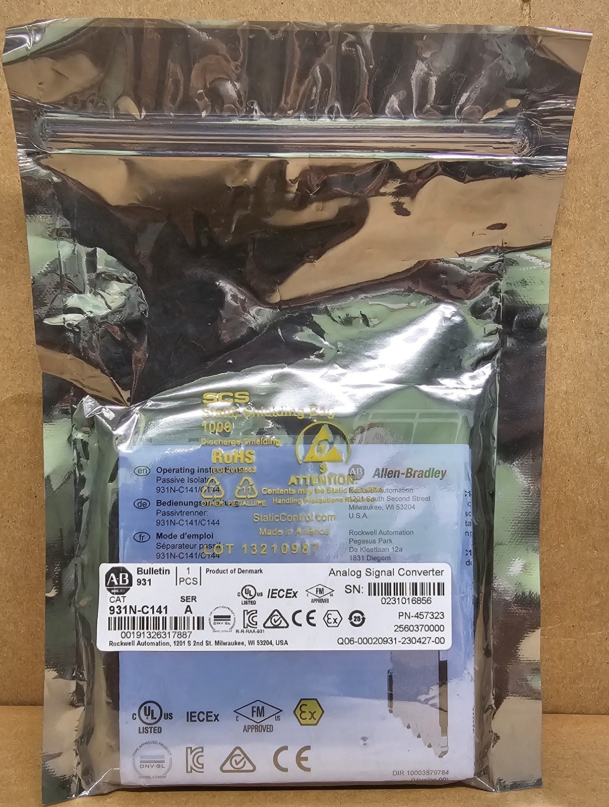 Allen-Bradley 931N-C141 Analog Signal Converter