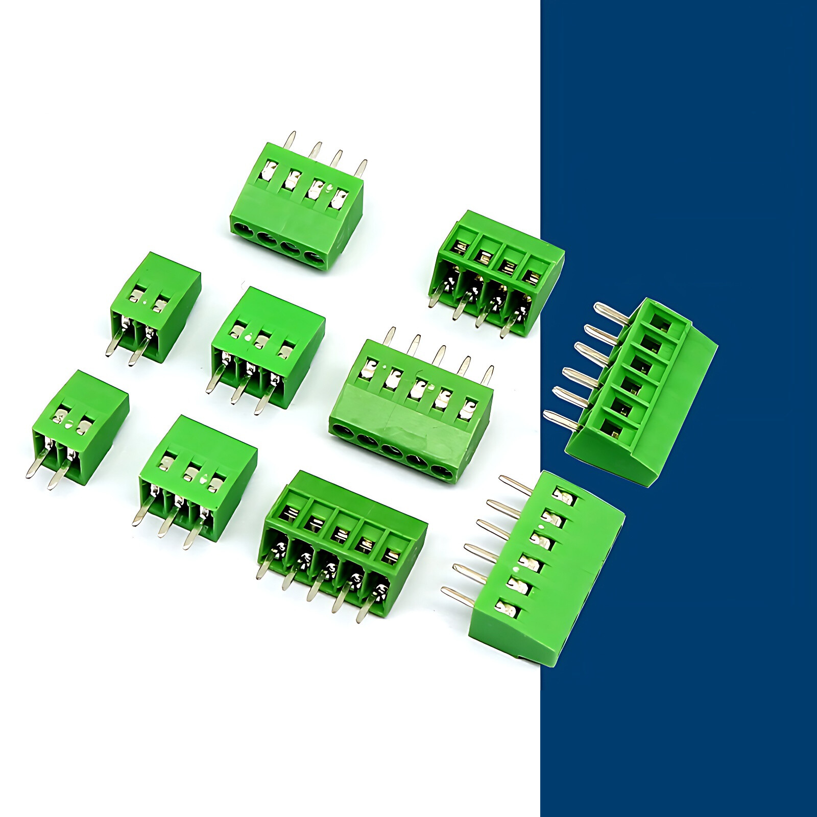 KF128 2.54mm PCB Mini Screw Terminal Blocks Connector for Wires 2P-10P Terminal