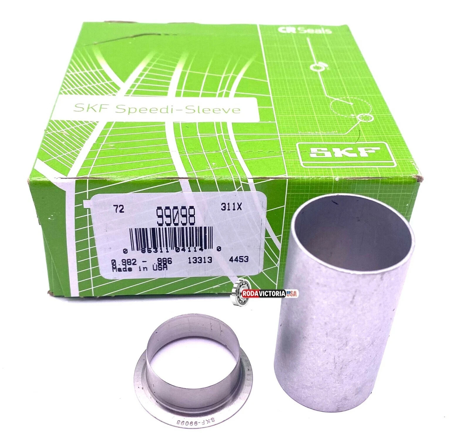 SKF USA 99098 Engine Crankshaft Repair Speedi-Sleeve ID 24.99 mm