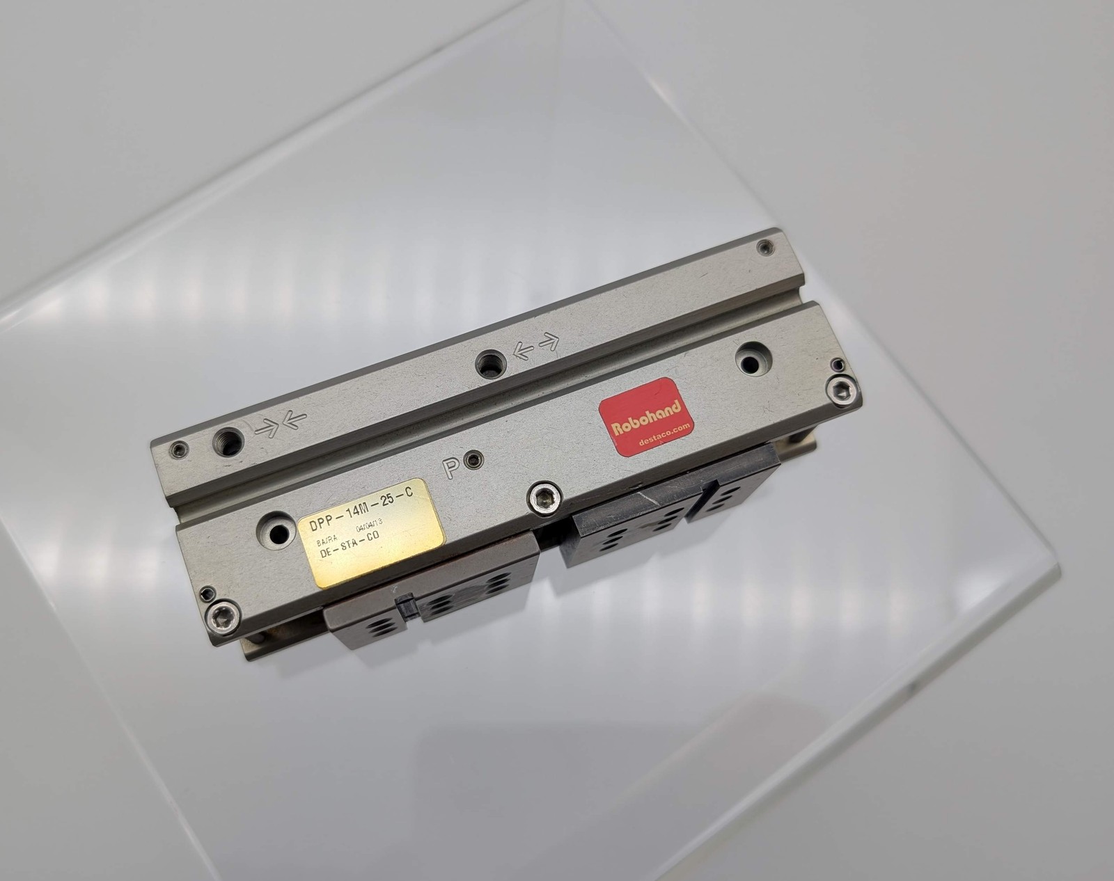 Destaco Robohand DPP-14M-25-C Precision Parallel Gripper 25.4mm Stroke 107mm W