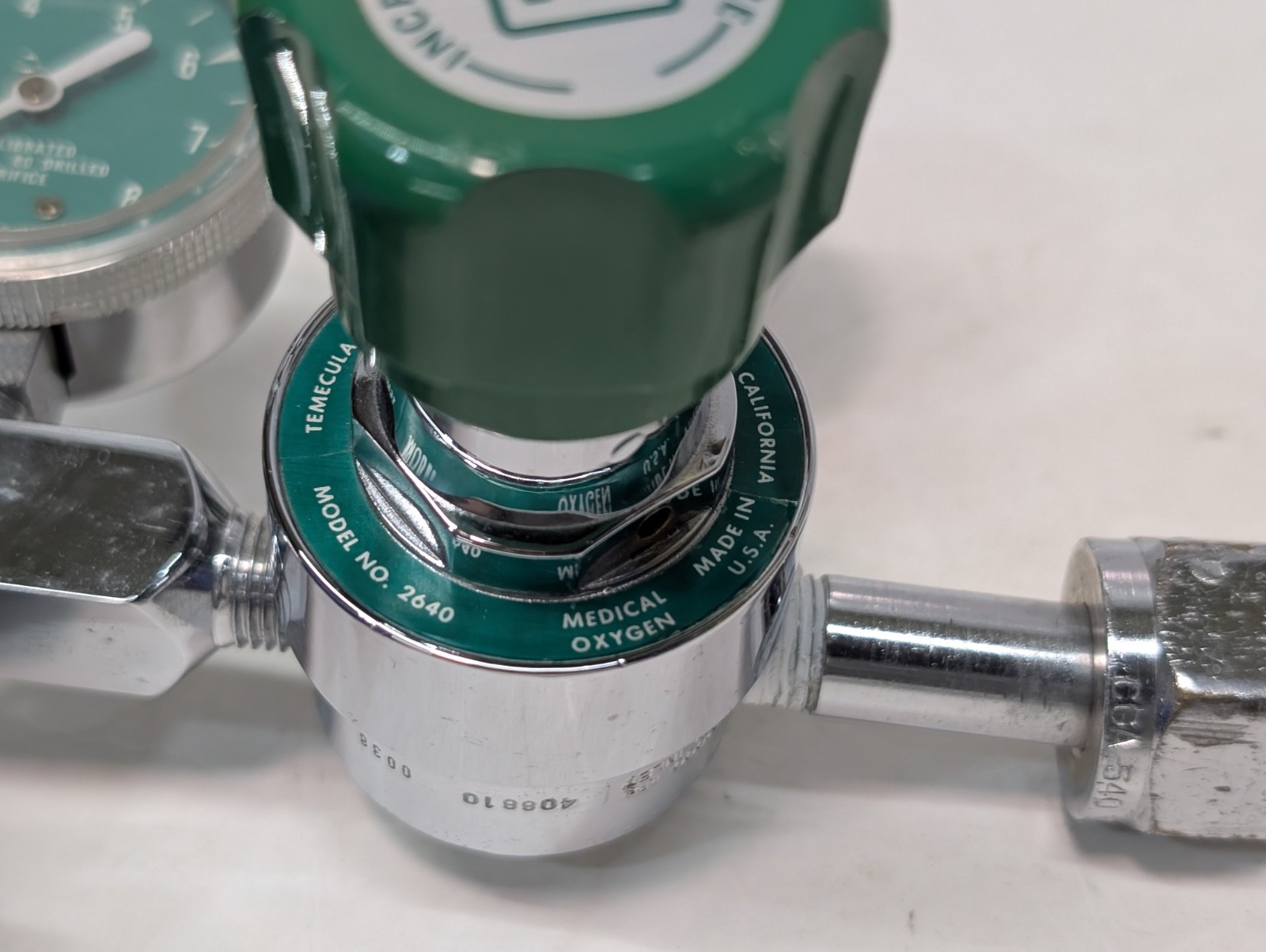 Hudson Model 2640 Medical Oxygen Pressure Regulator, Individual Item