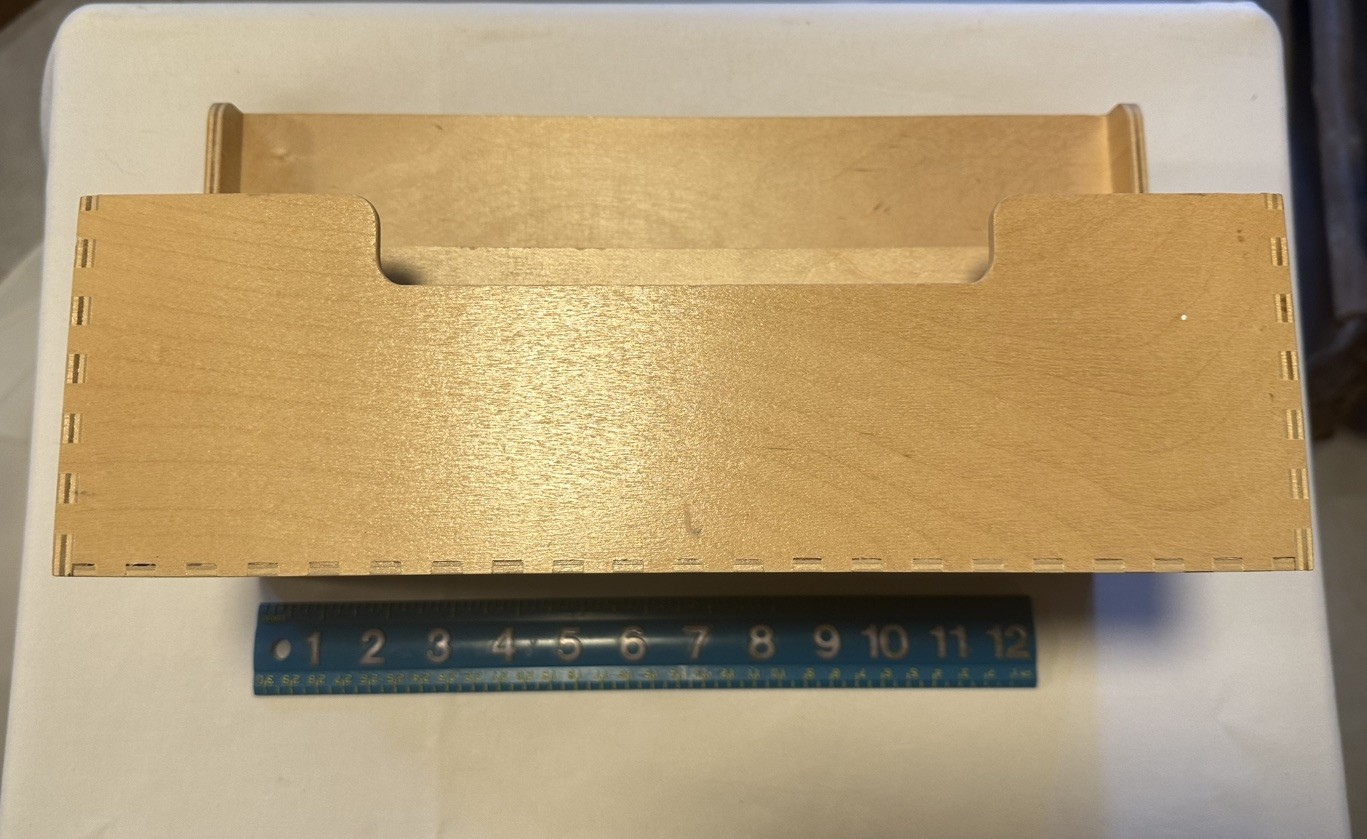 Vintage IKEA 1999 Birch Plywood Desk Organizer Storage 400.373.32 Poland