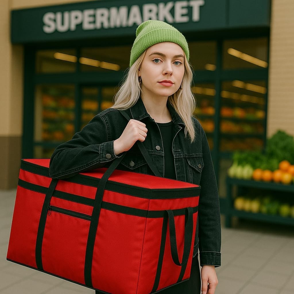 Extra large XXXL Insulated Food Delivery Bag Cooler Bags Keep Food Warm Cater…