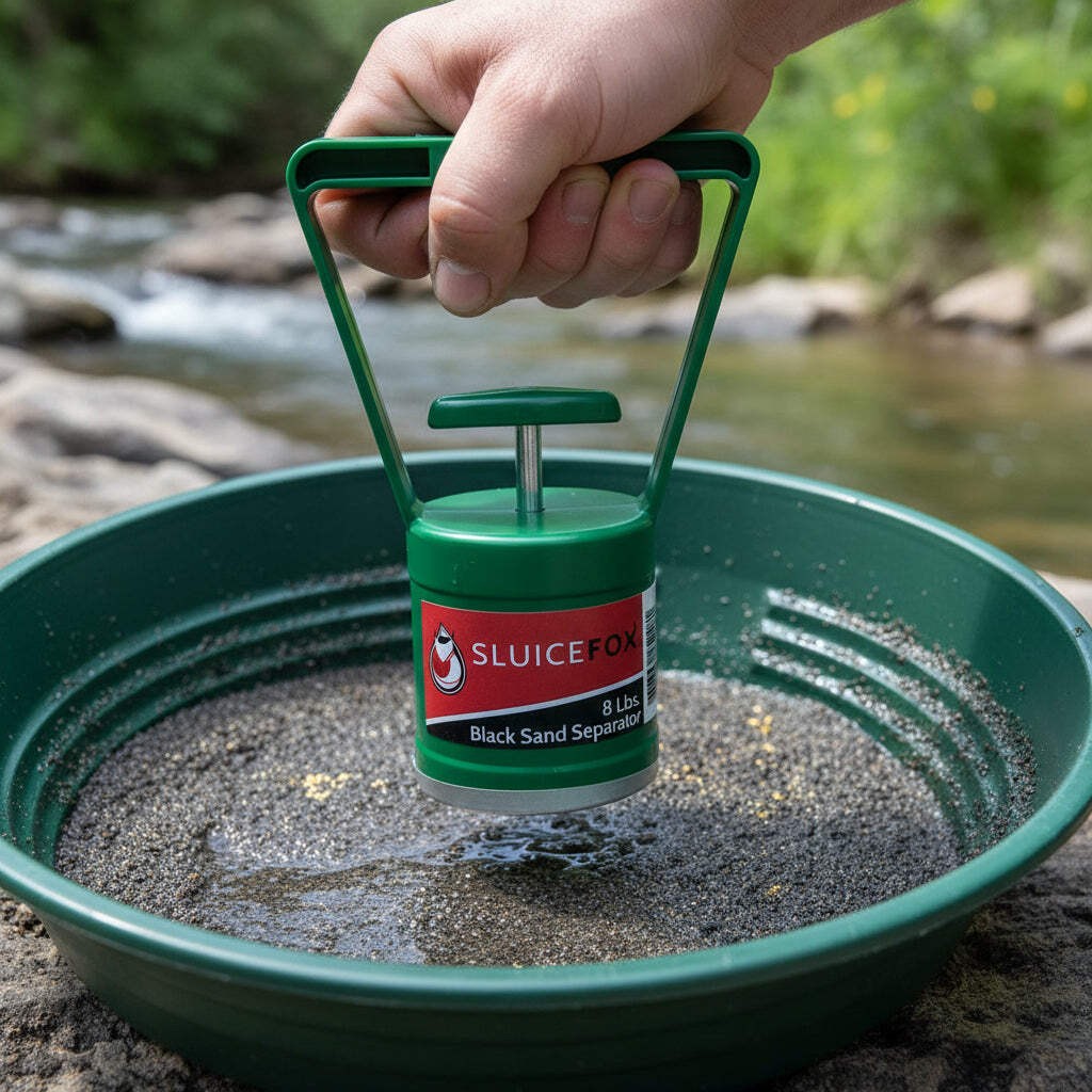 Sluice Fox All-in-One Gold Panning Kit with Portable Sluice – Featuring Miners M