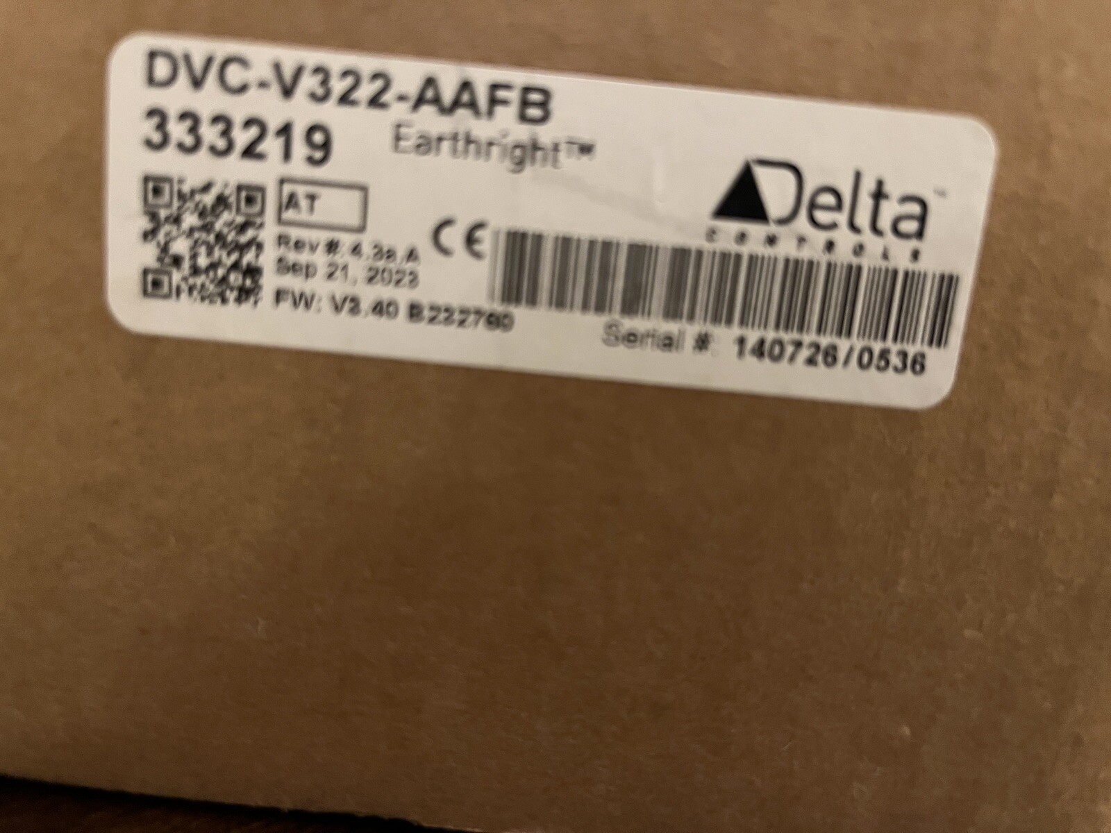DELTA CONTROLS DVC-V322 AAFB New open Box DC-271561