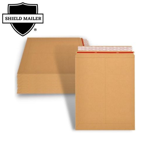 9.75″ x 12.25″ Rigid Photo Document Mailers Shipping Envelopes Kraft 100 Pieces