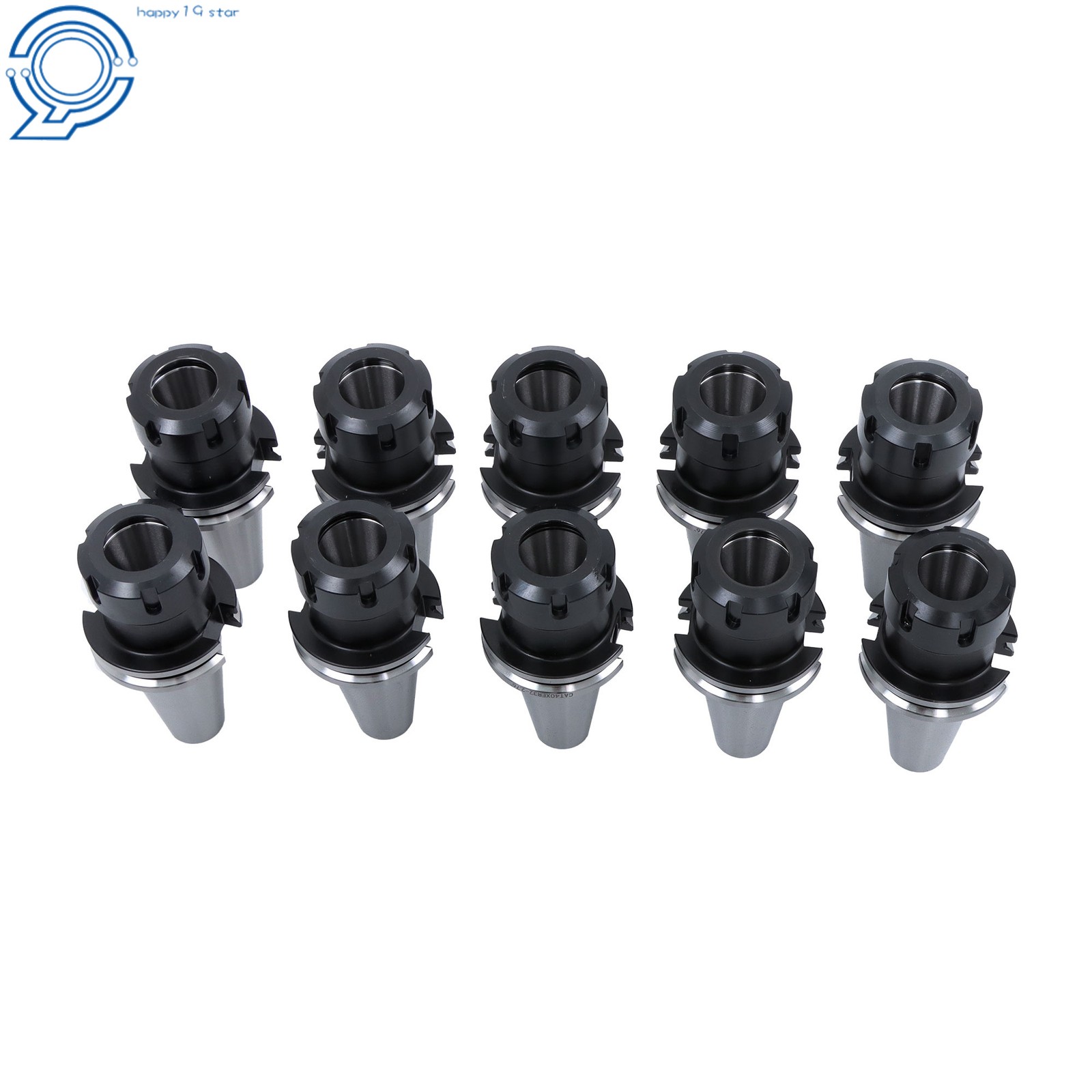 10pcs CAT40 ER32 70mm Collet Chuck 2.76″ CNC Mill Tool Holder Set