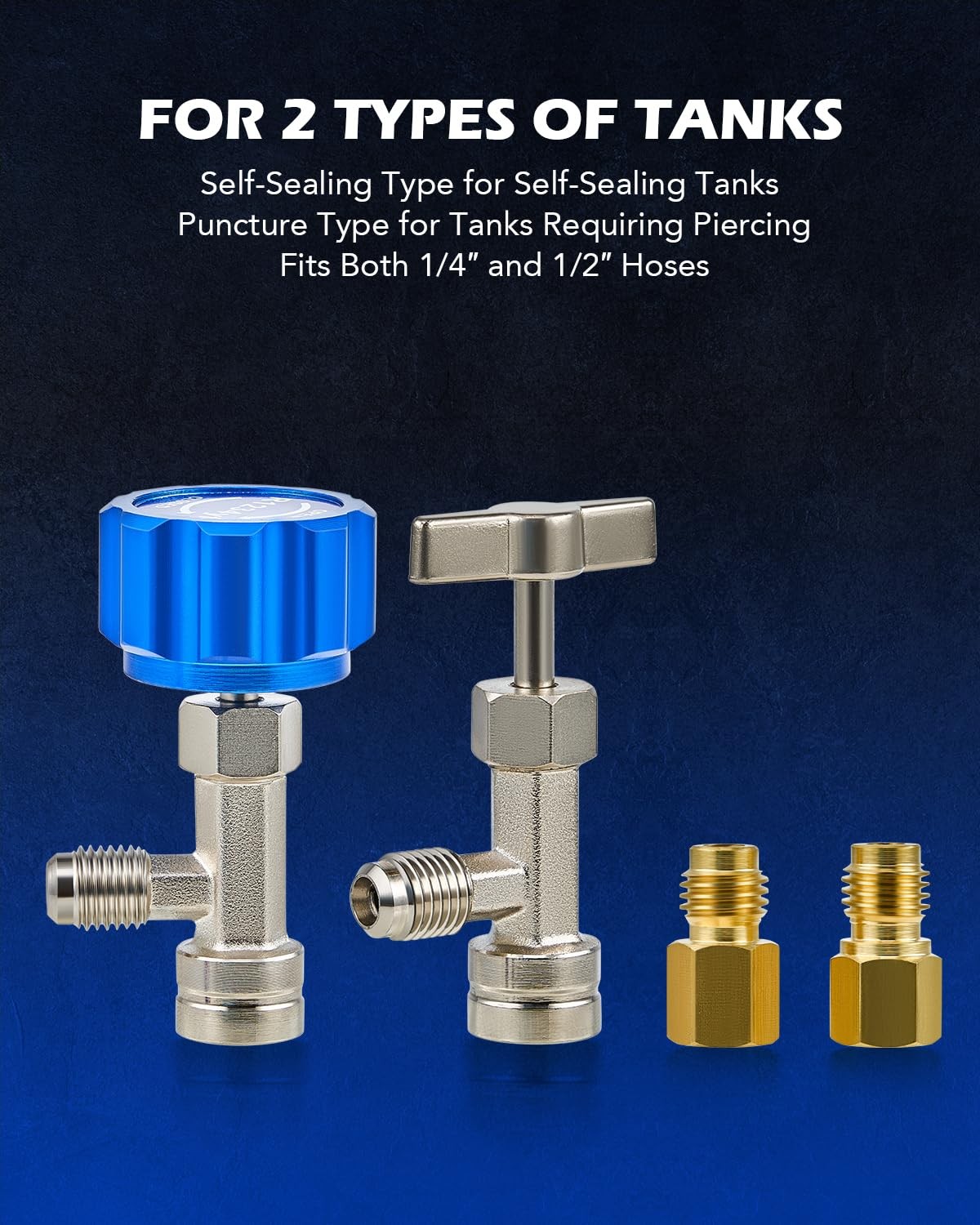 Orion Motor Tech R1234yf Quick Couplers Set, Adapter Tool Kit with…