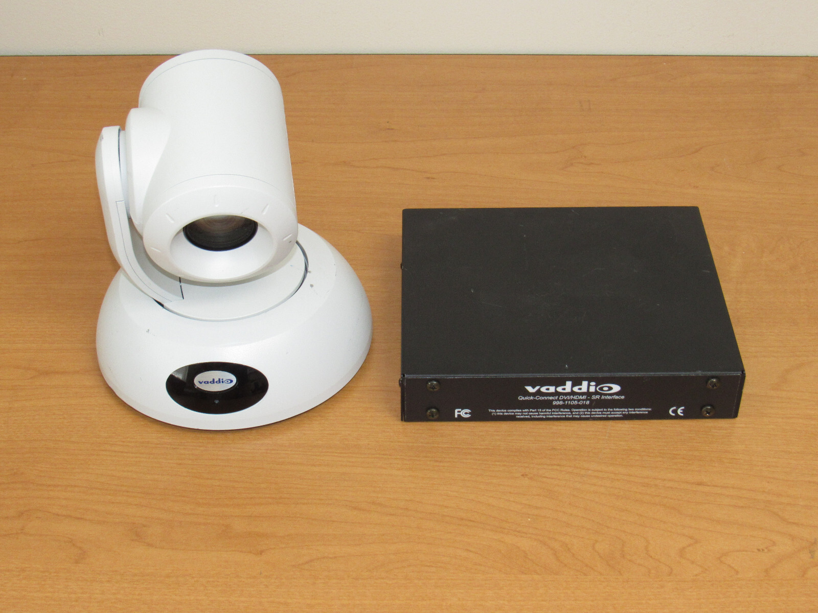Vaddio Roboshot 30 HD PTZ Camera & Quick-Connect DVI Unit for Parts/Repair