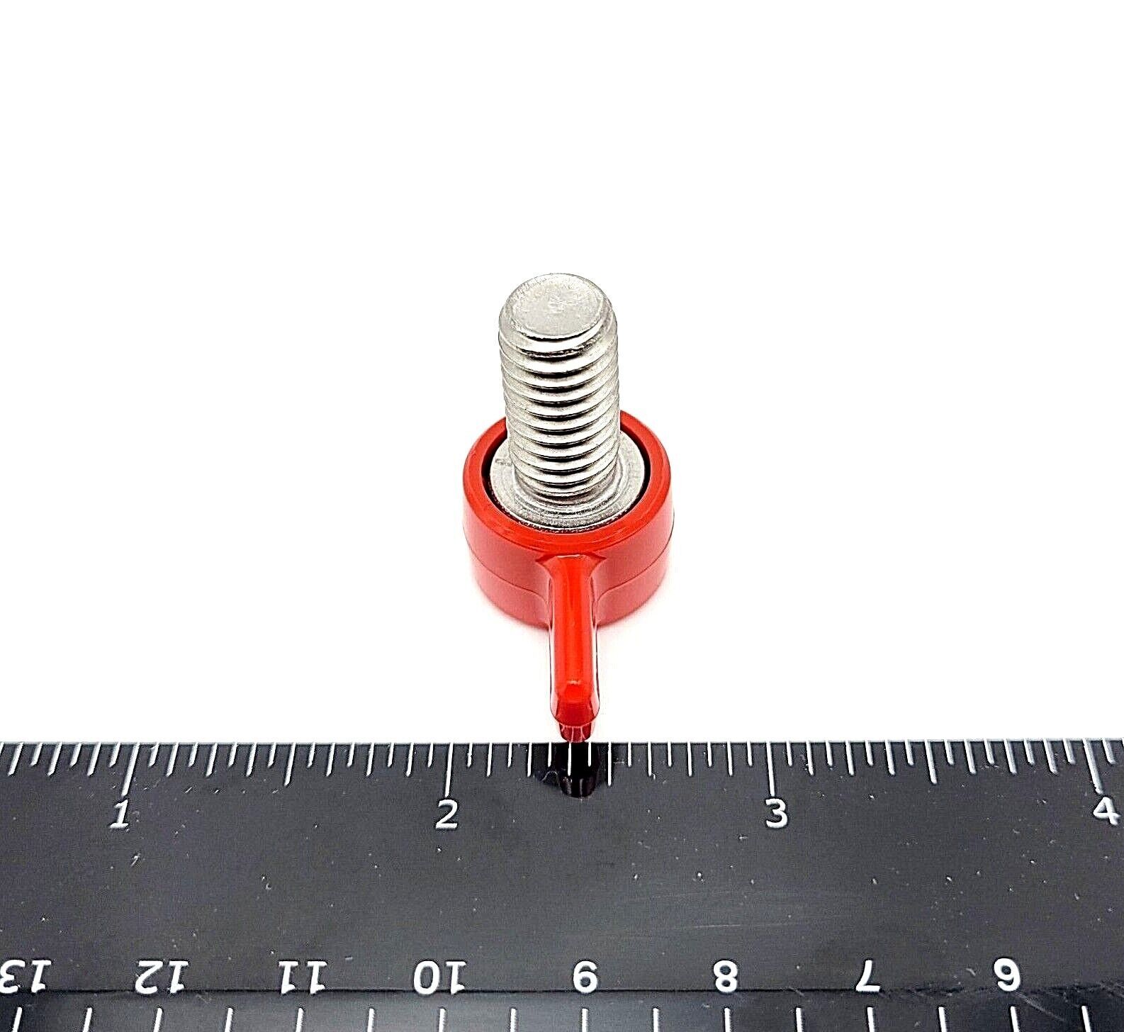 3/8″ x 3/4″ Thumb Screw T Bolts Plastic Butterfly Knob Red or Black Stainless