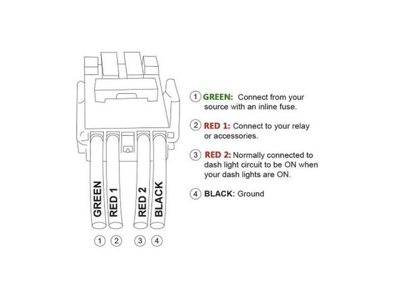 LED LIGHT BAR – Red Backlit Push In Switch 1.28″x 0.87″ (Fit: Toyota)