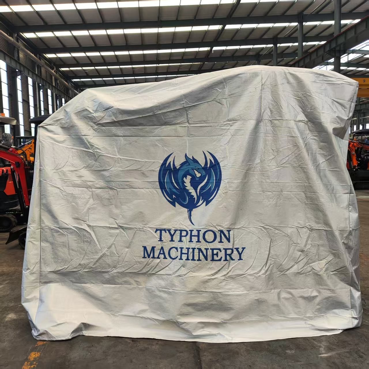 Ultimate All-Weather Cover for 2.5-Ton Excavators|Fire-Rated & Waterproof Shield