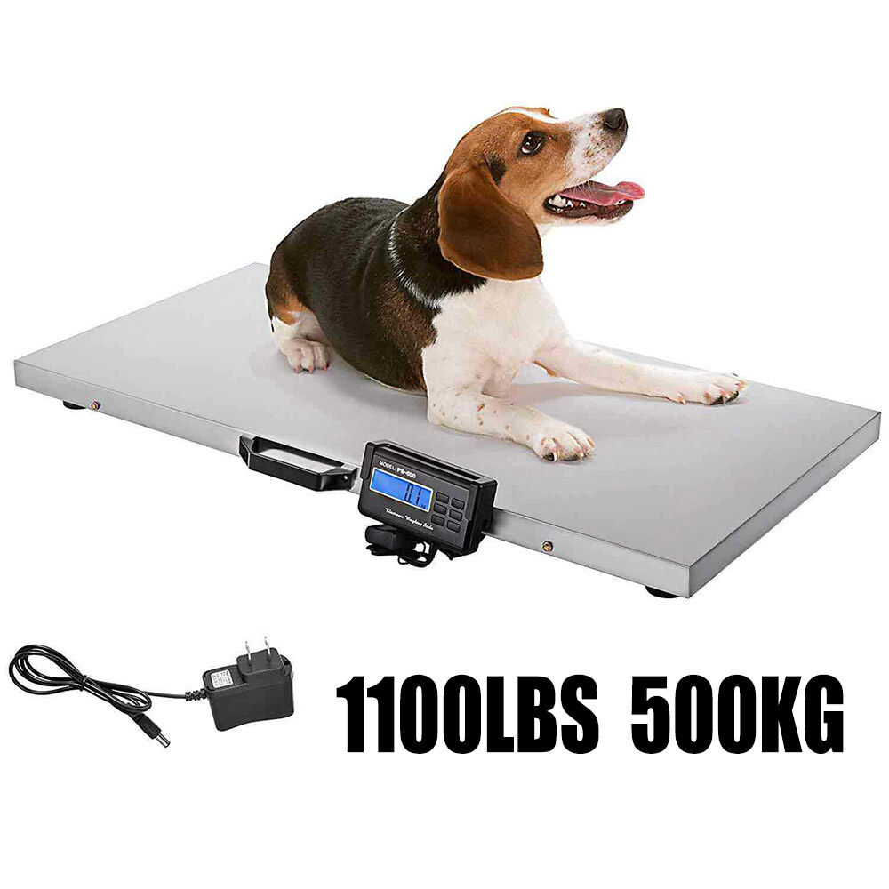 Heavy Duty Digital Livestock Scale Large Pet Dog Sheep Goat ScaleMultiuse1100lbs