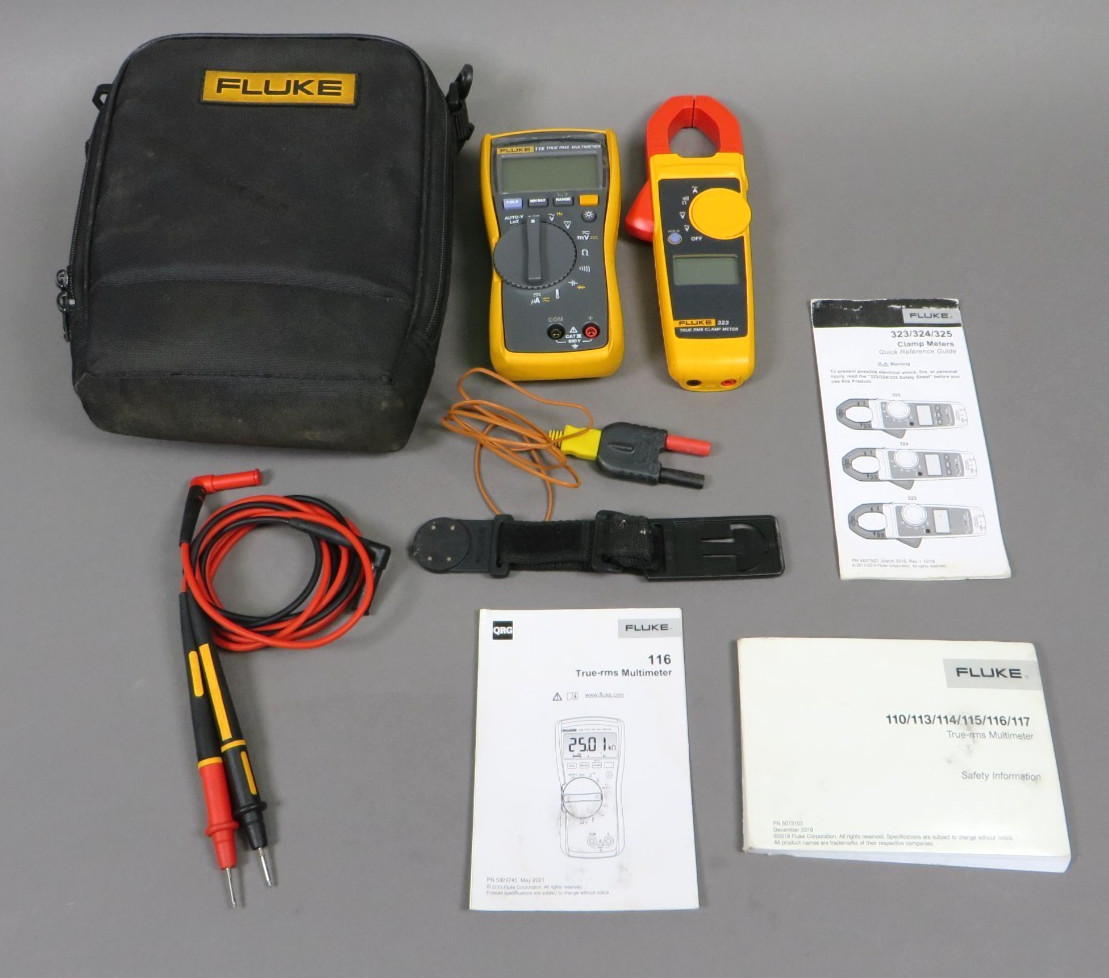 Fluke 116/323 KIT HVAC Compact Multimeter & Clamp Meter Combo Kit