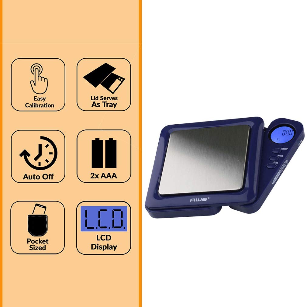 650g 0.1g Digital Pocket Scale Precision Mini Gram Scale Gold Gems Coins