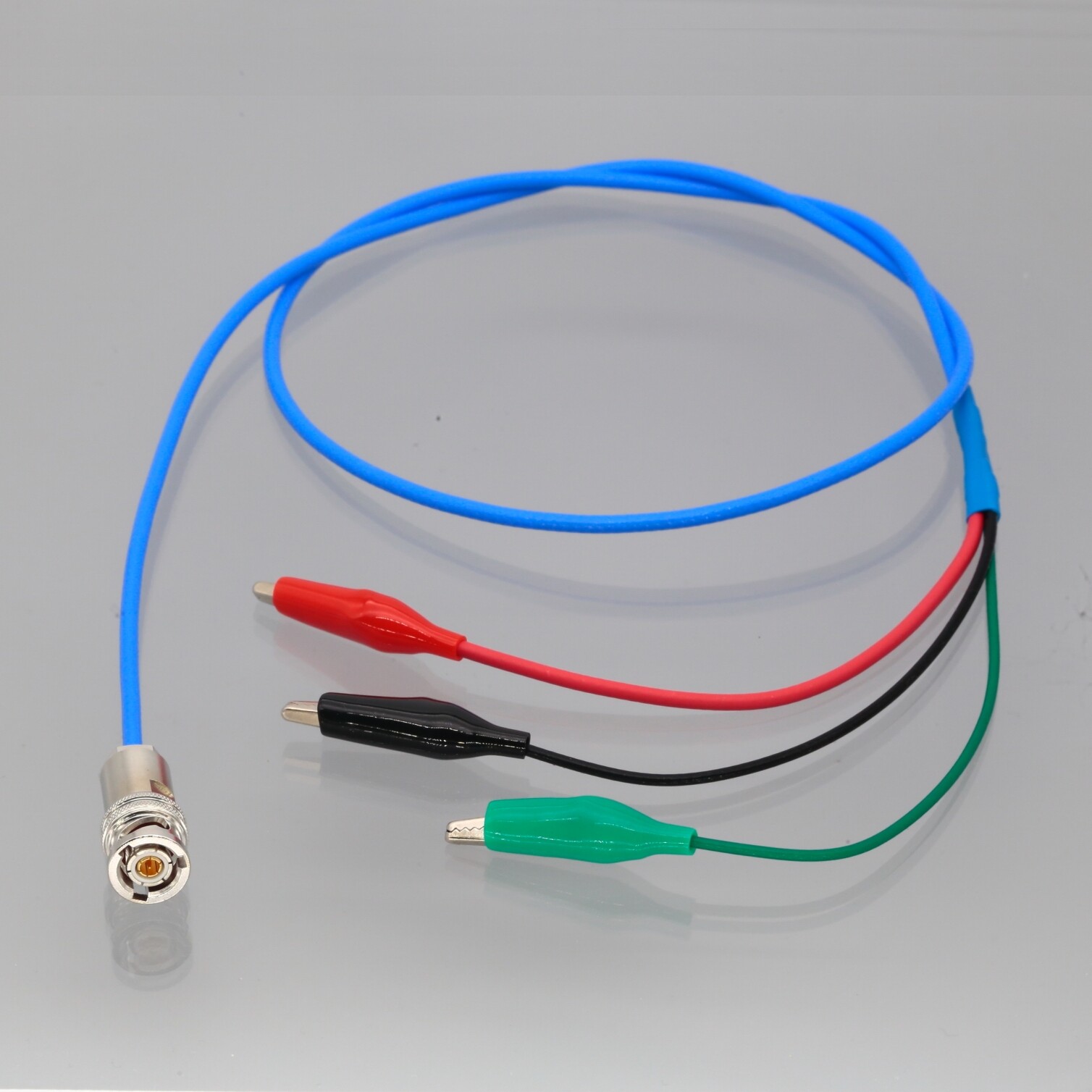 Triax 3-Lug TRB Plug to Alligator Clip Cable 2~9FT Reproduce Keithley 2600-ALG-2
