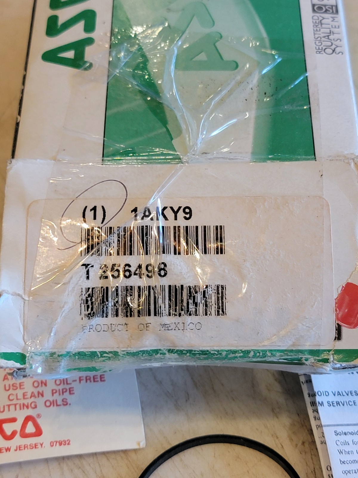 Asco 312712 Valve Rebuild Kit, With Instructions. FreeShipL48