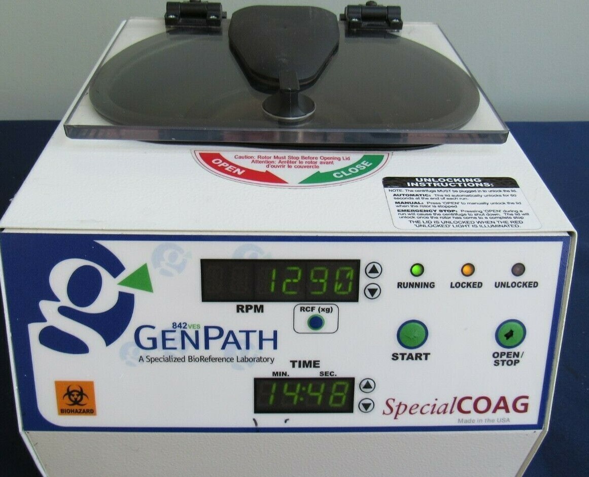 Drucker 842VES GENPATH Centrifuge Special COAG 4600rpm