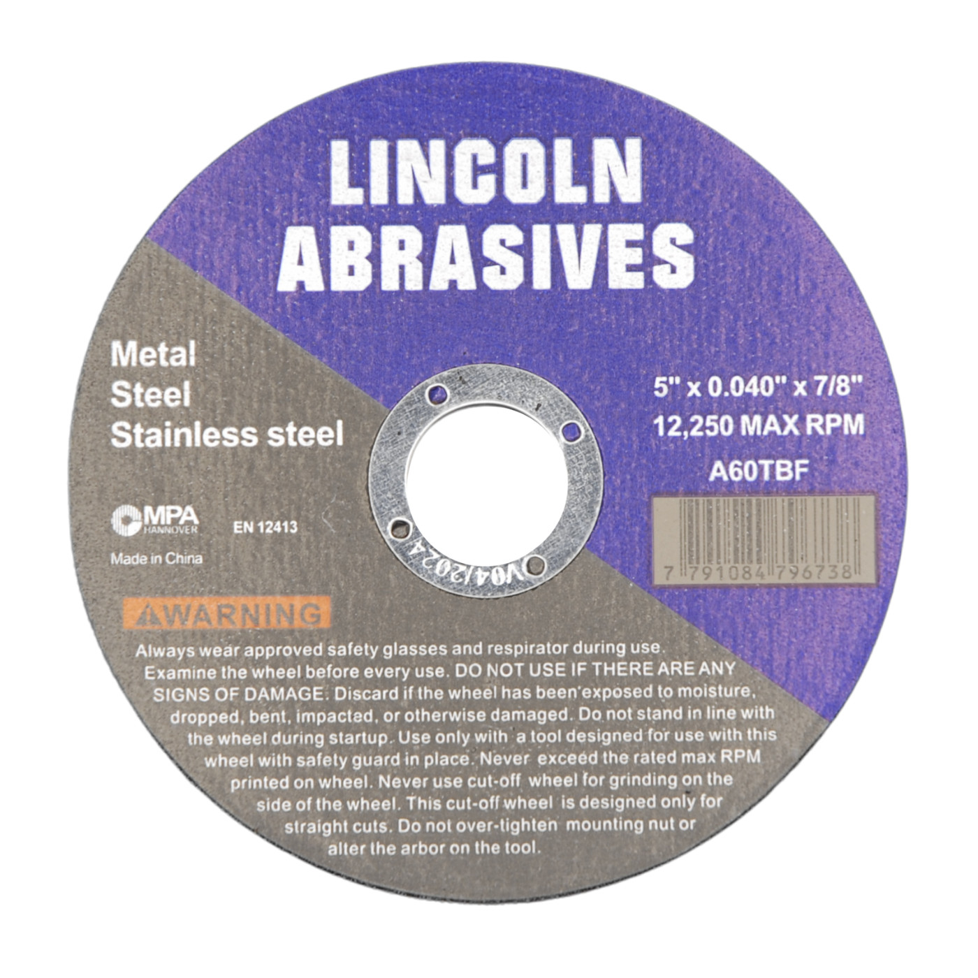 200 Pack 5″ x .040″ x 7/8 Cut-off-Wheels Cutting Discs For Steel & Metal