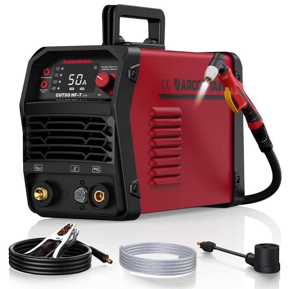 ARCCAPTAIN Plasma Cutter CUT50 HF-T 3/4″ Cutting Digital Display 110V/220V 2T/4T