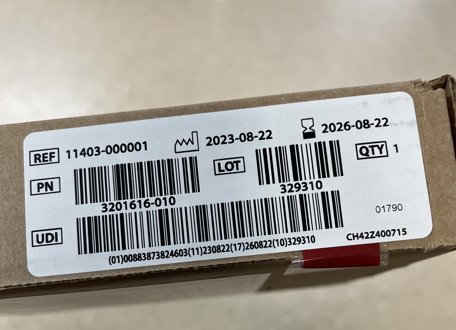 NEW PHYSIO-CONTROL LIFEPAK CR PLUS – 11403-000001 -TWO SETS OF ELECTRODES 8/2026