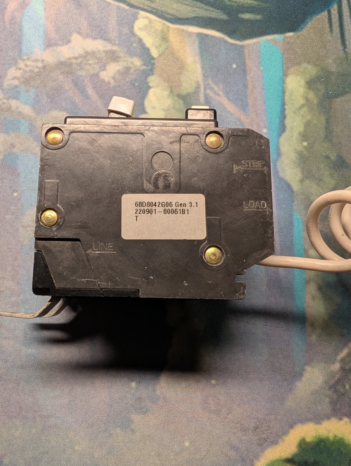 Eaton QBGFT2050 Circuit Breaker 50 Amp Bolt-On Ground Fault Self Test