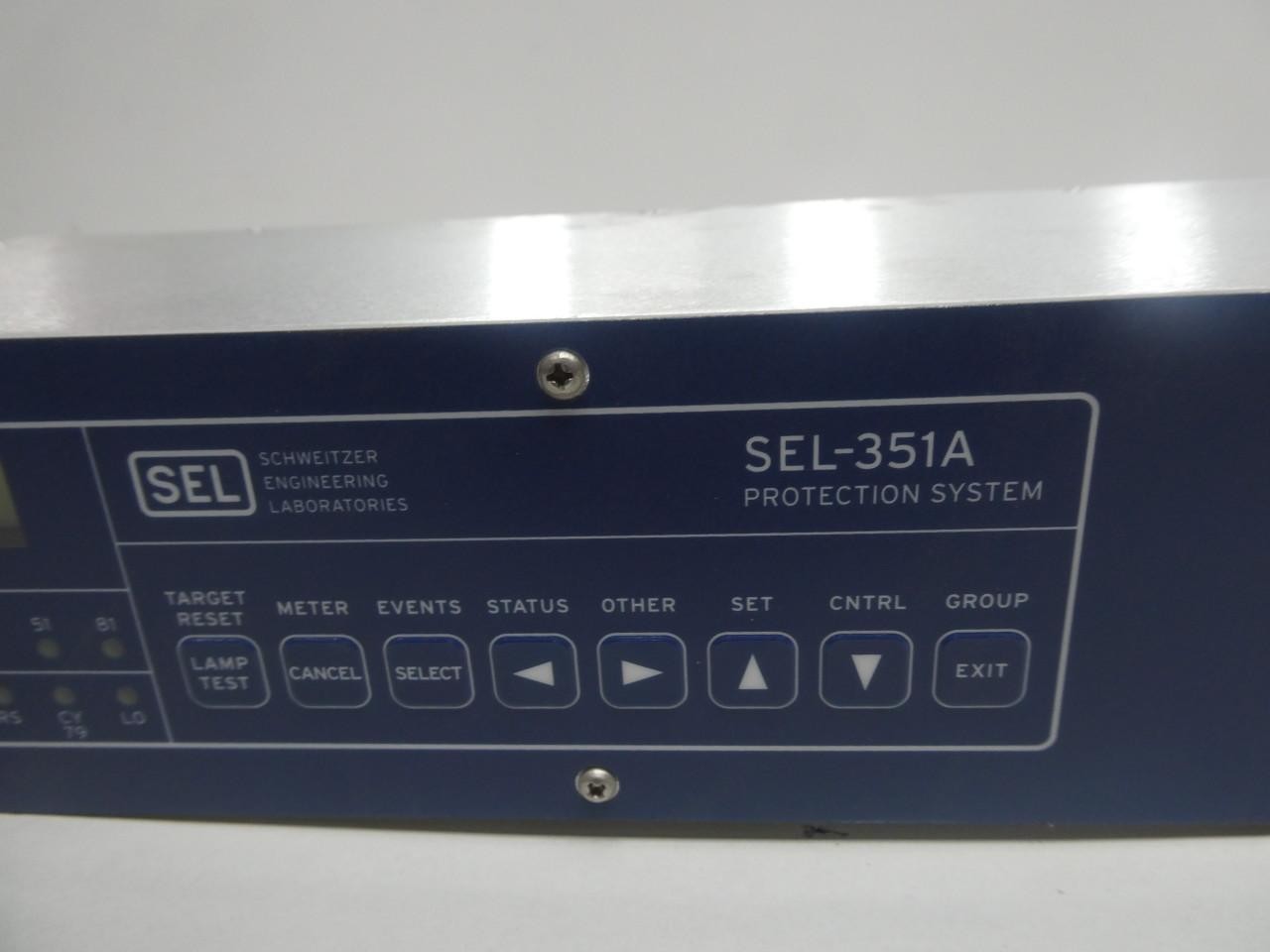 Sel SEL-351A 0351A0H0X3B54X1 Distribution Protection System 48/125v-dc 120v-ac