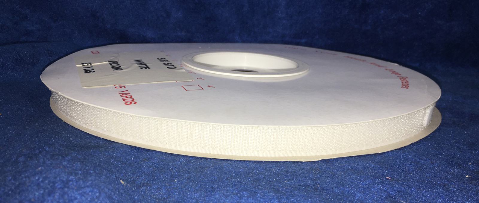 LOT OF 3 100% Nylon Hook & Loop Fastener, 25 Yds Length, 5/8″ STD, WHITE HOOK