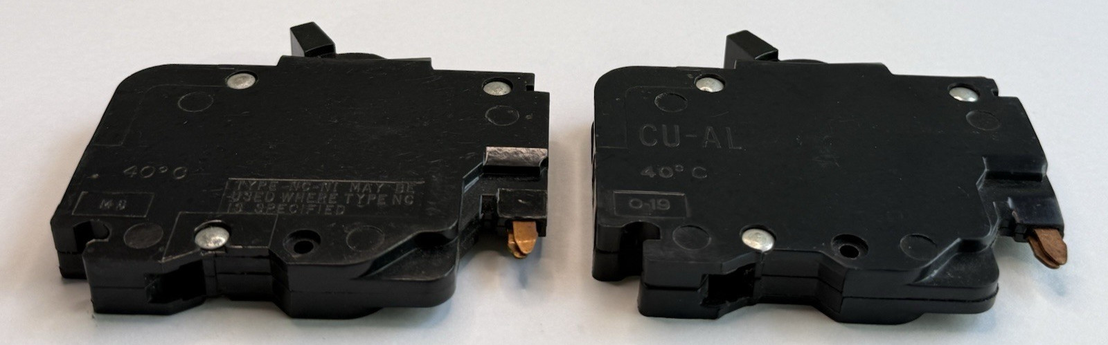 Federal Pacific Electric FPE THIN 15 Amp 1 Pole Stab-Lok Circuit Breakers ~ 2
