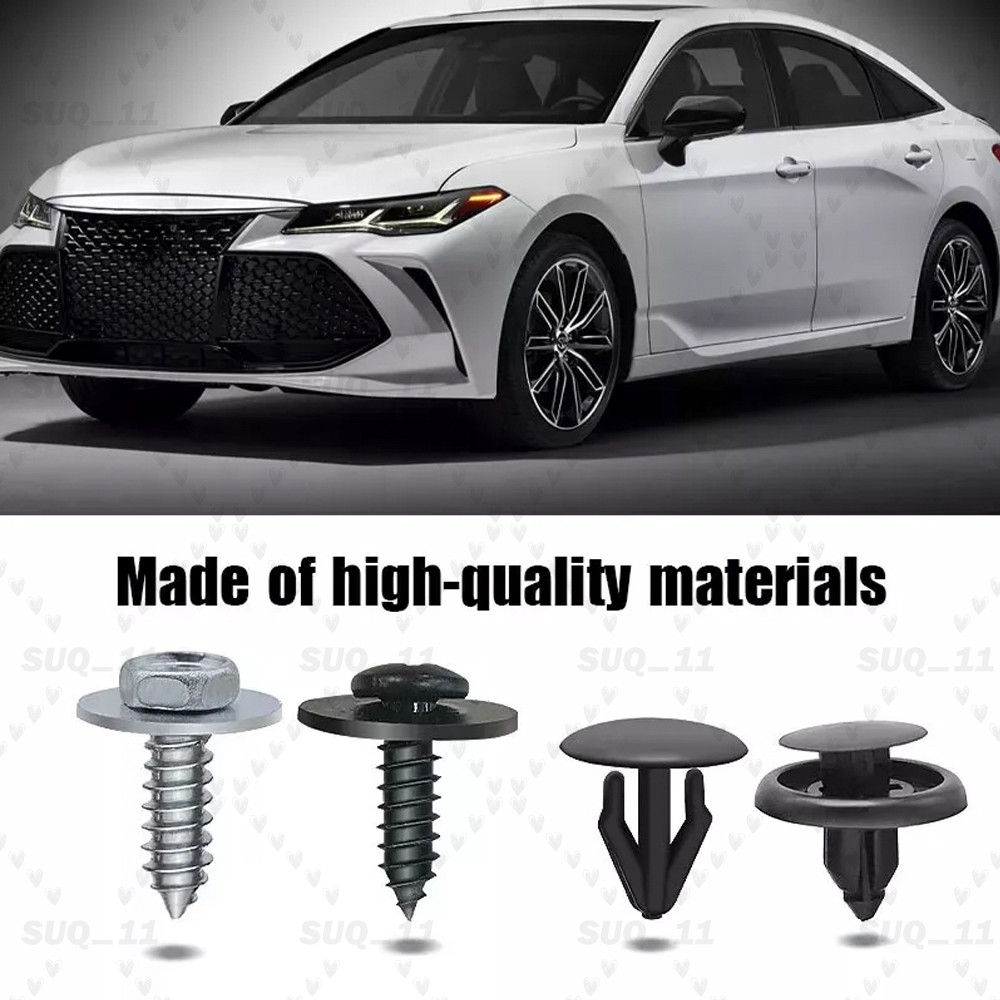 50Pcs Engine Splash Shield Fender Bumper Screw Clips Rivet Fastener For Toyota