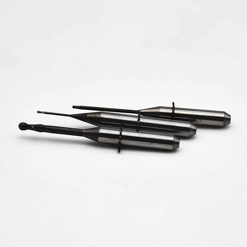 DOF Craft 5X Diamond Coating/DLC Zirconia Milling Bur Tools 0.6/1.0/2.0mm Cutter