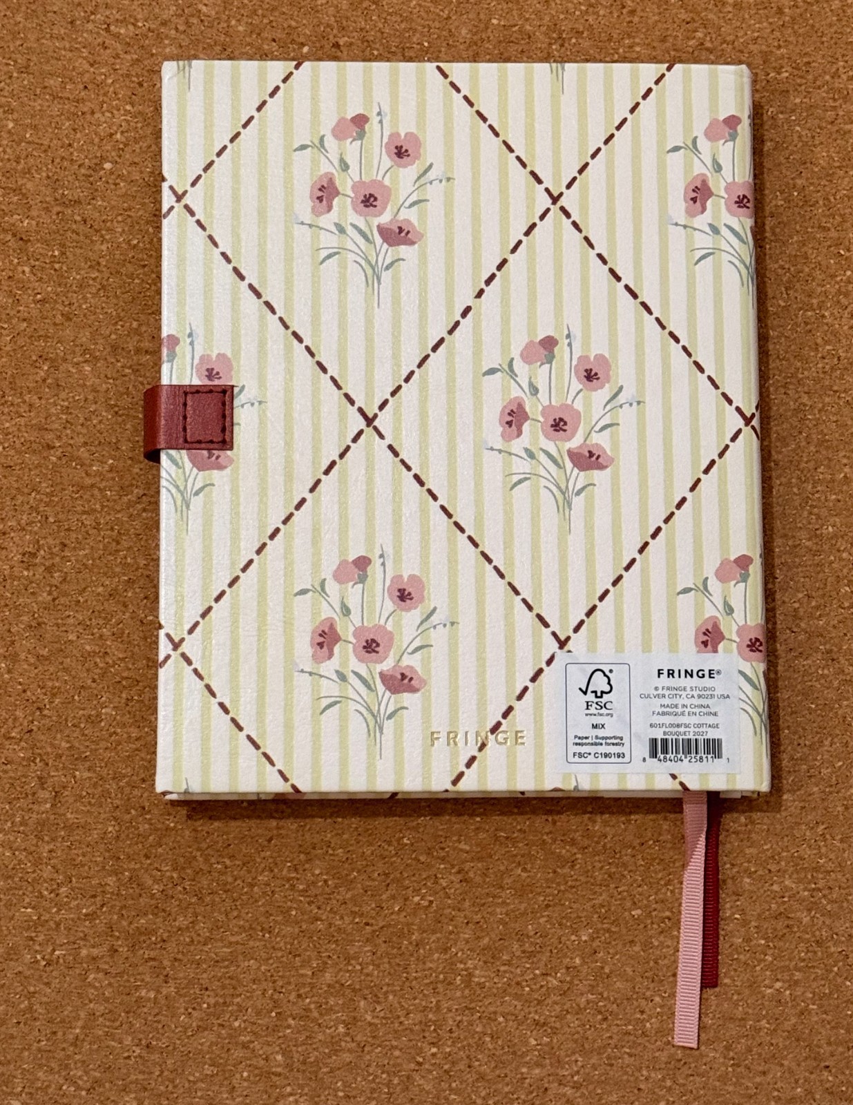 FRINGE 2026-2027 Cottage Bouquet Weekly Desk Planner B&N Exclusive