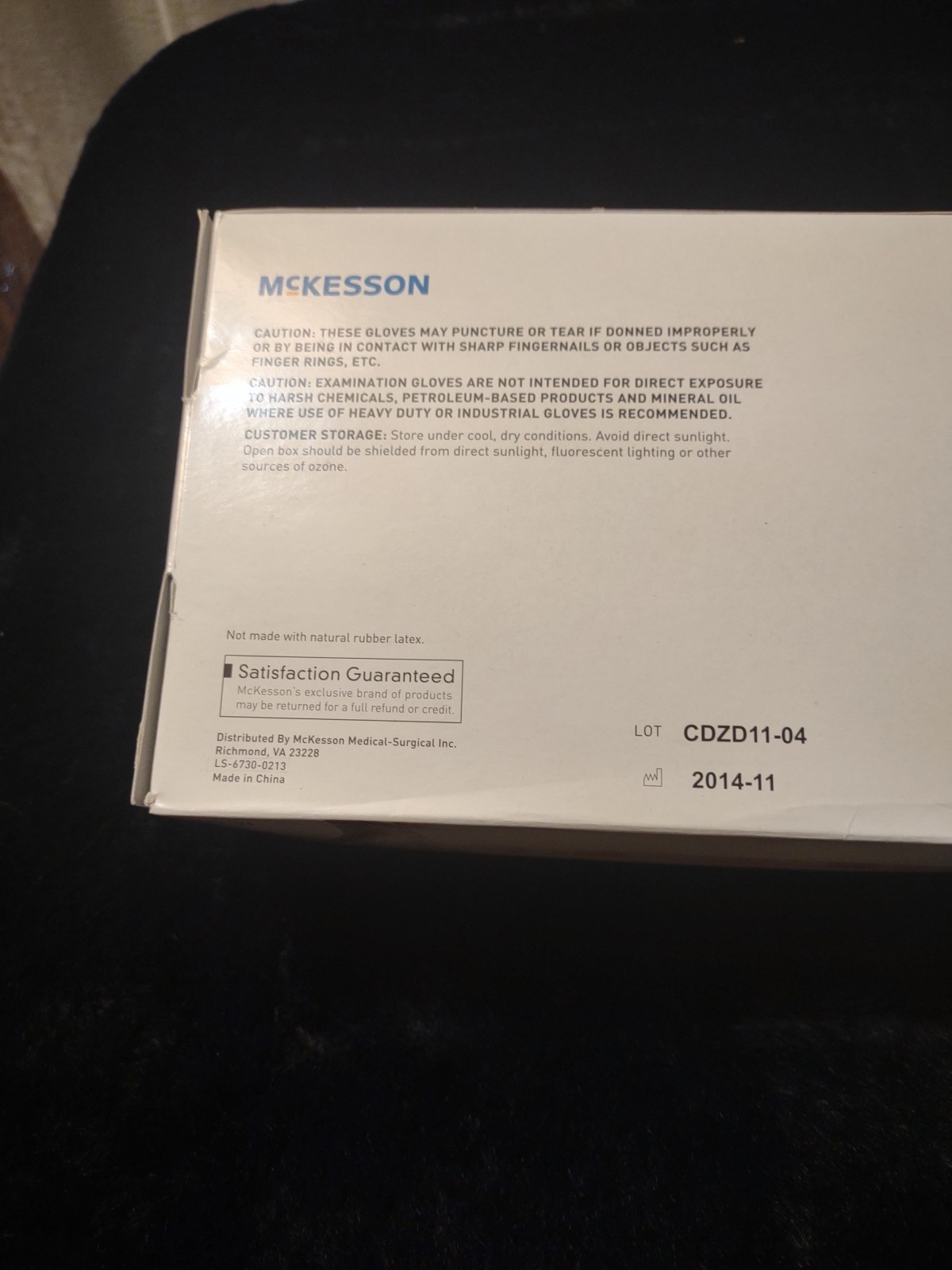 New McKesson Powder-Free Vinyl Exam Gloves | Medium | 150 Count (14-136)