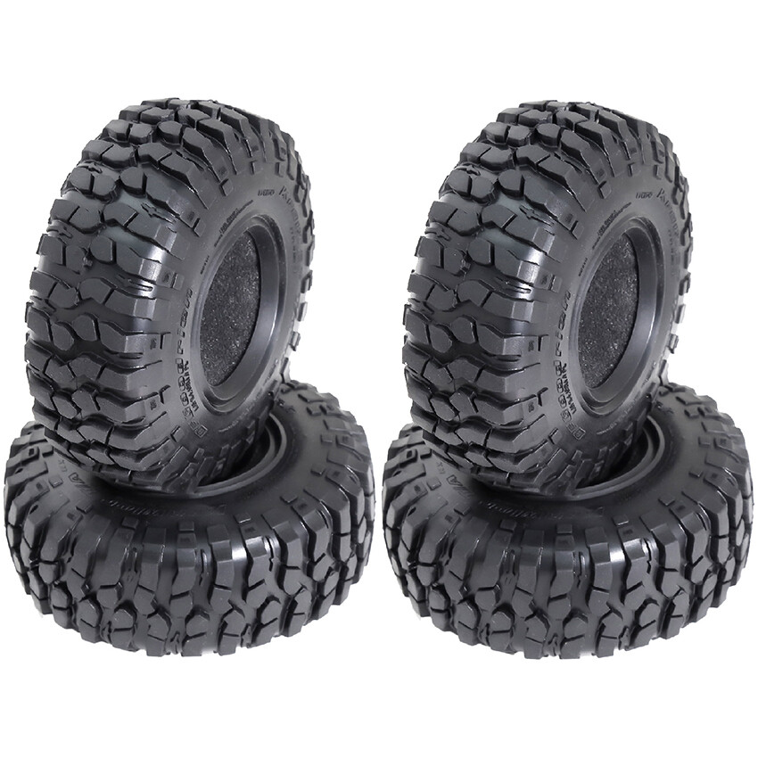 1.9” Universal Crawler Tire 106MM Rock TerrainTire for 1/10 Model Cars