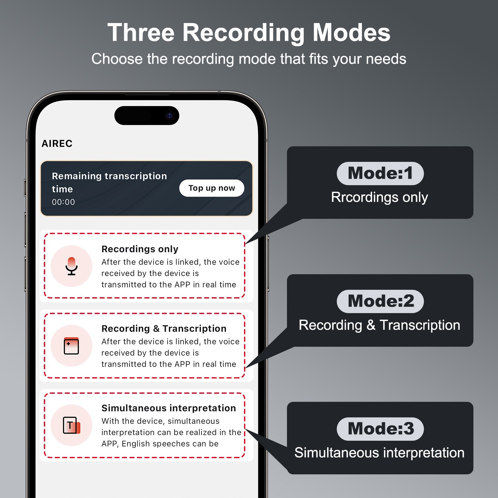 Nextsignal 64GB AI Digital Voice Recorder w/ Transcription, Summary,Mind Mapping