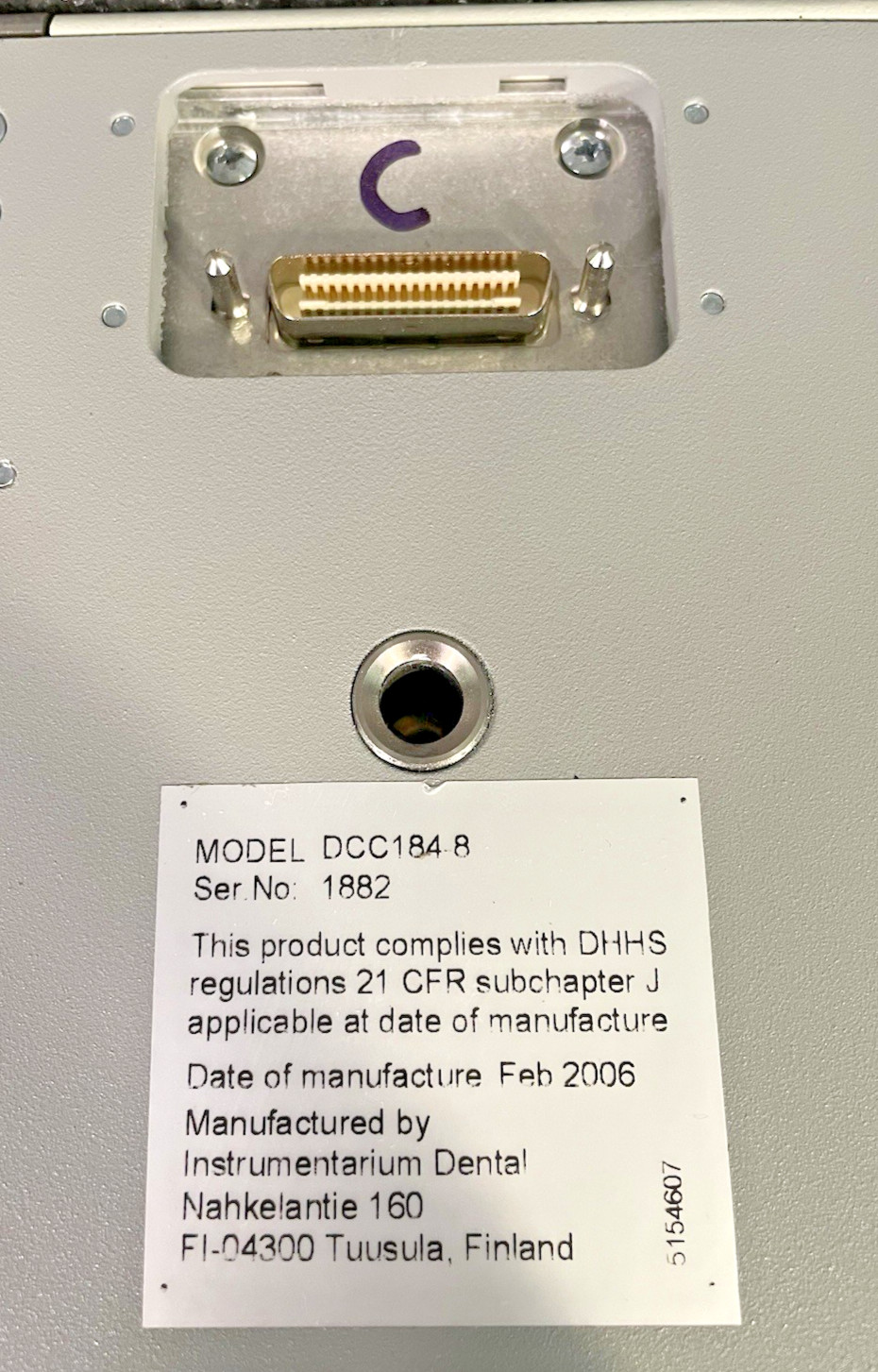 2006 Instrumentarium Orthopantomograph Op100D Digital Pan & Ceph Imaging Sensors